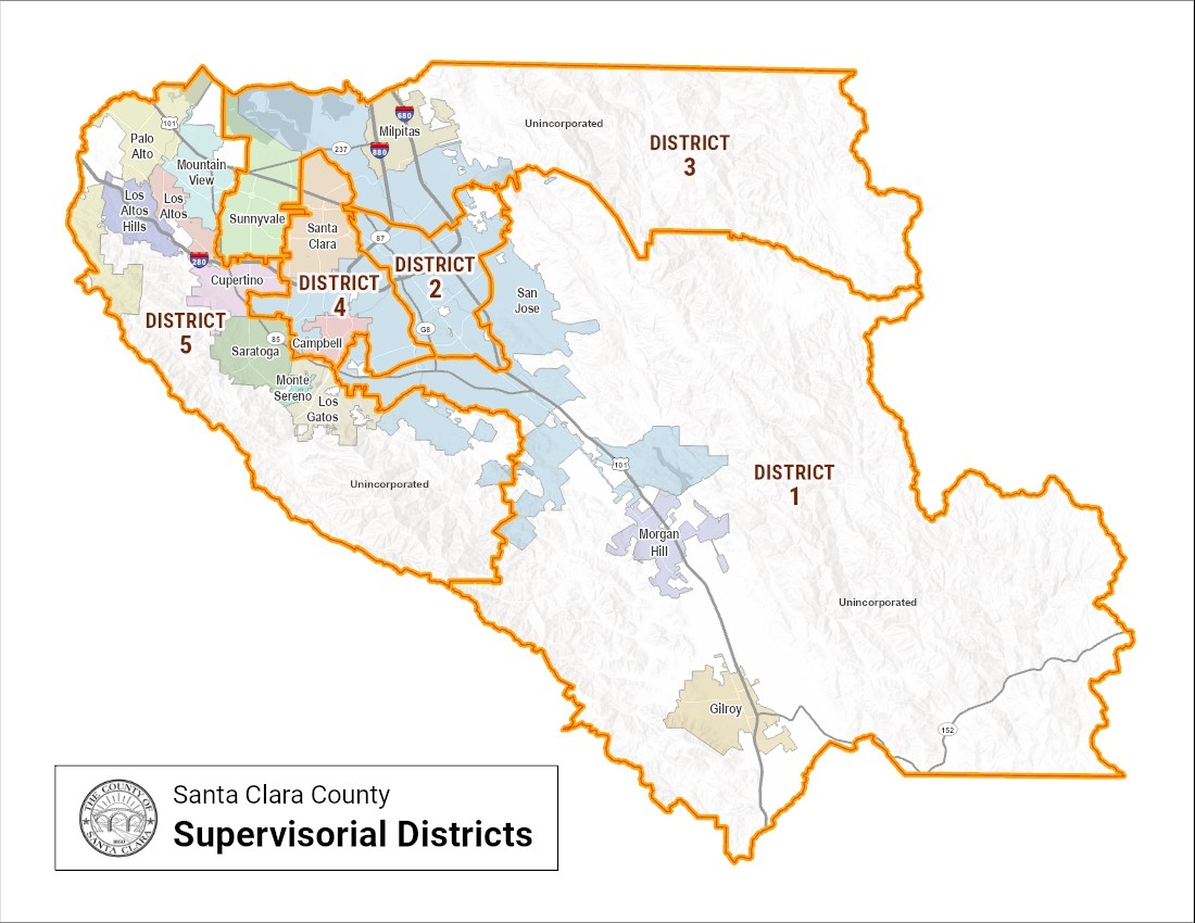 File Santa Clara County Supervisorial Districts Map 2022 jpg Wikimedia Commons File Santa Clara County Supervisorial Districts Map 2022 jpg Wikimedia Commons