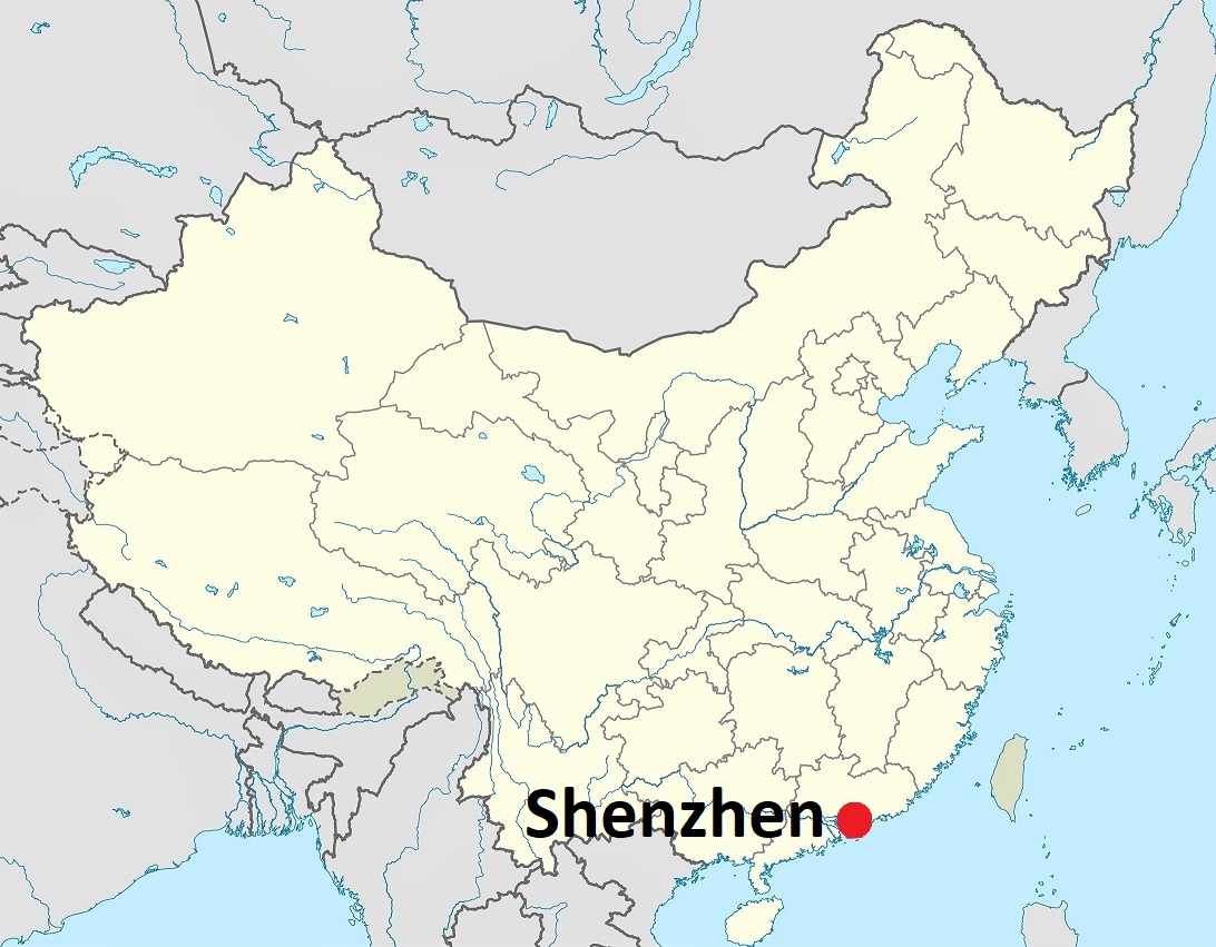 shenzhen city map shenzhen city map