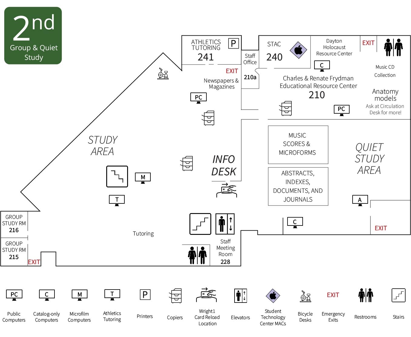 Floor Maps Wright State University Libraries Floor Maps Wright State University Libraries