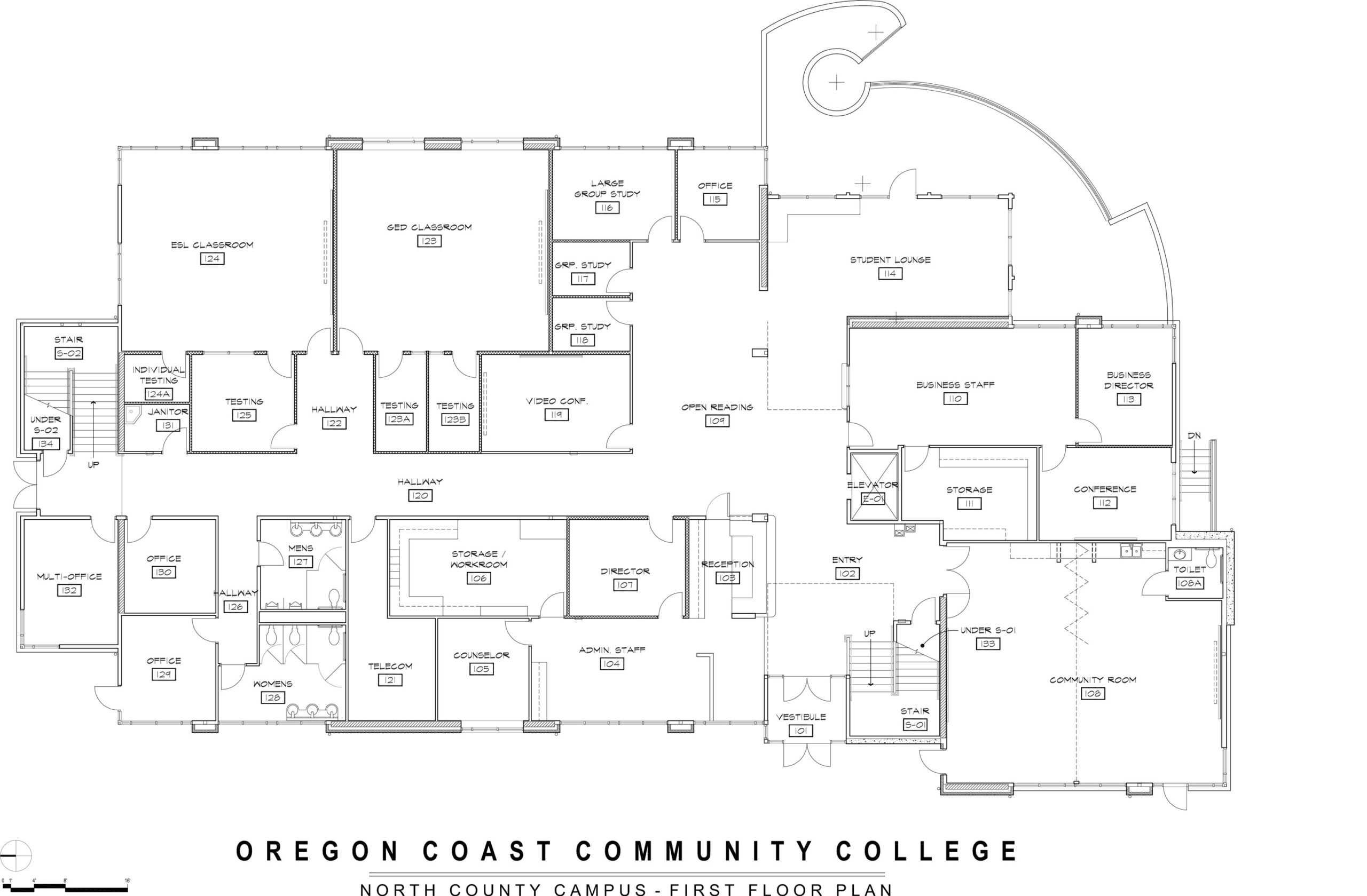 Floor Plan Maps Oregon Coast Community College