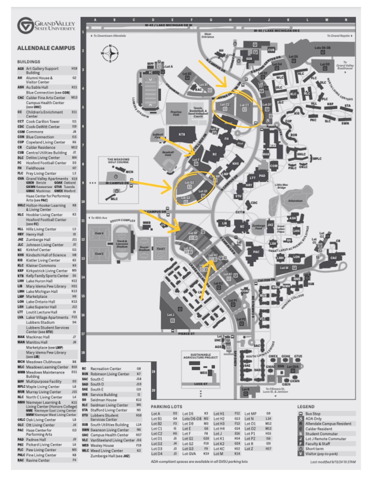 Food Free Time And Locations Region 12 Michigan Science Olympiad Program Grand Valley State University