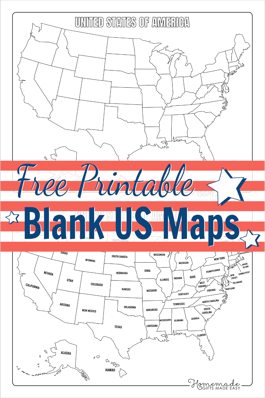 printable us state map blank