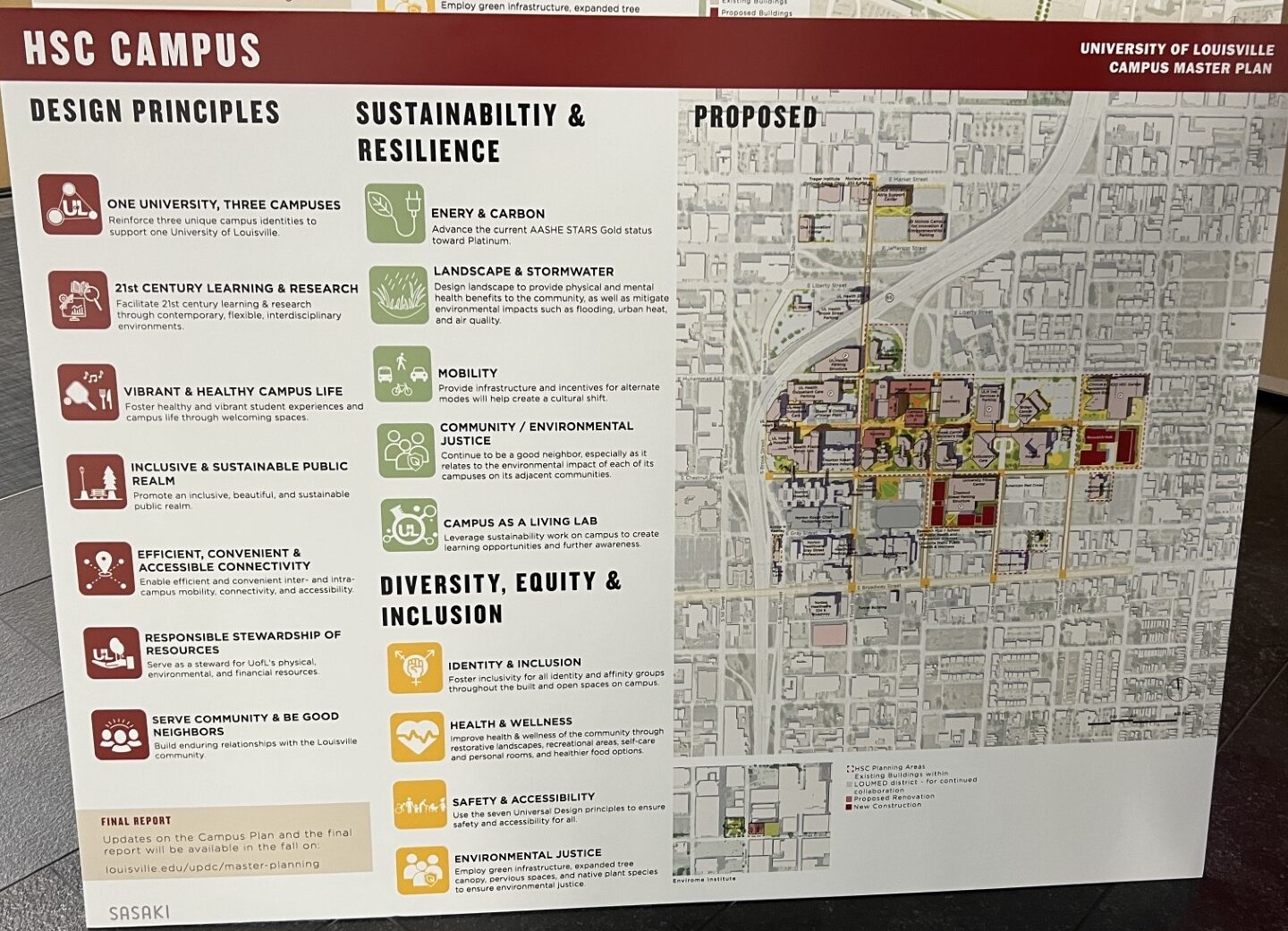 map of university of louisville campus