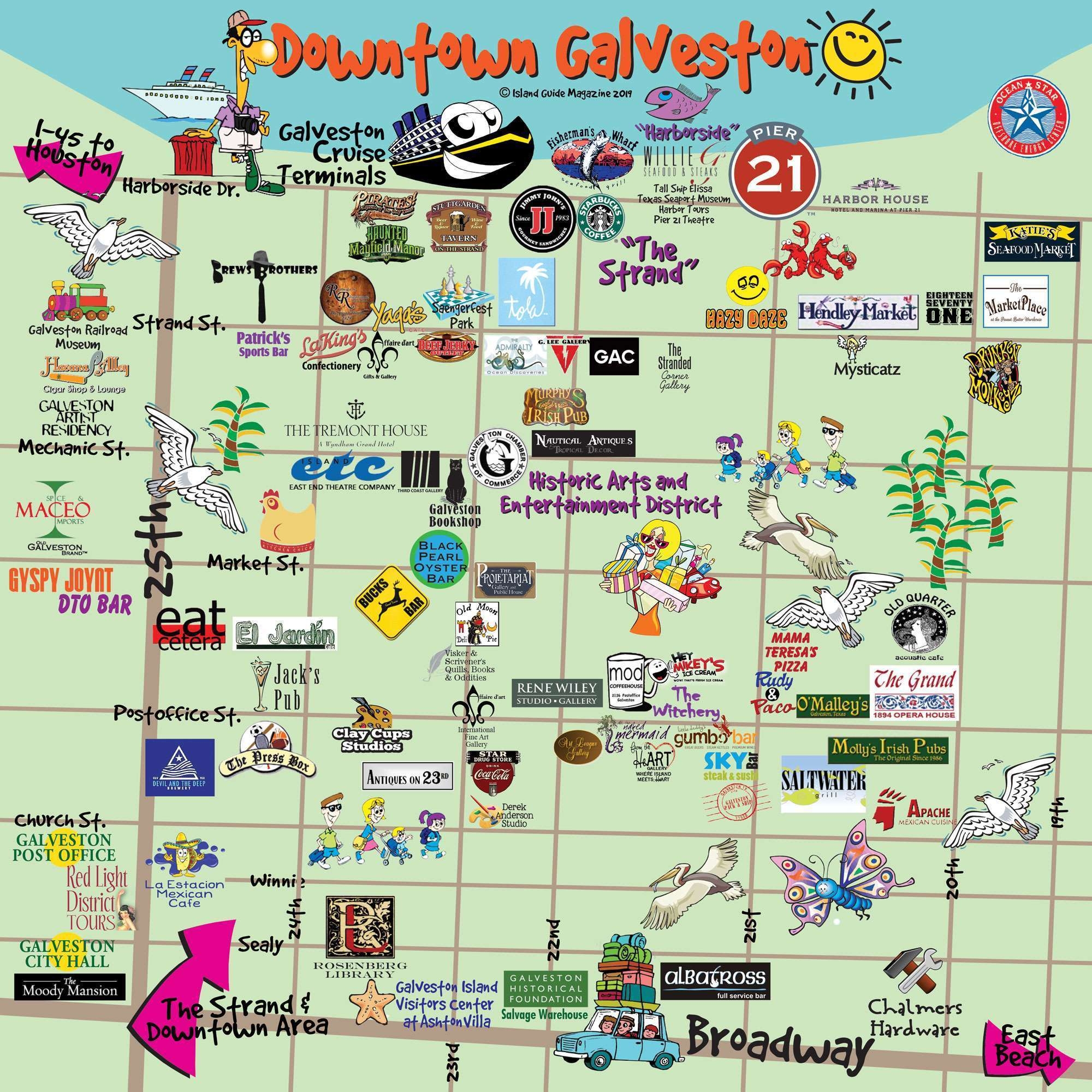 Galveston Fun Maps Galveston Island Guide Galveston Fun Maps Galveston Island Guide