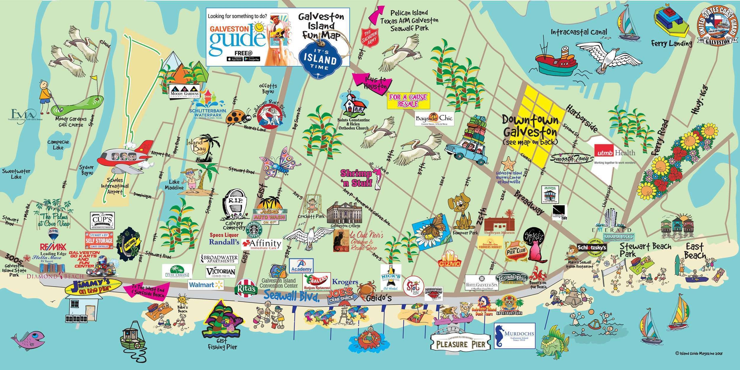 Galveston Fun Maps Galveston Island Guide Galveston Fun Maps Galveston Island Guide