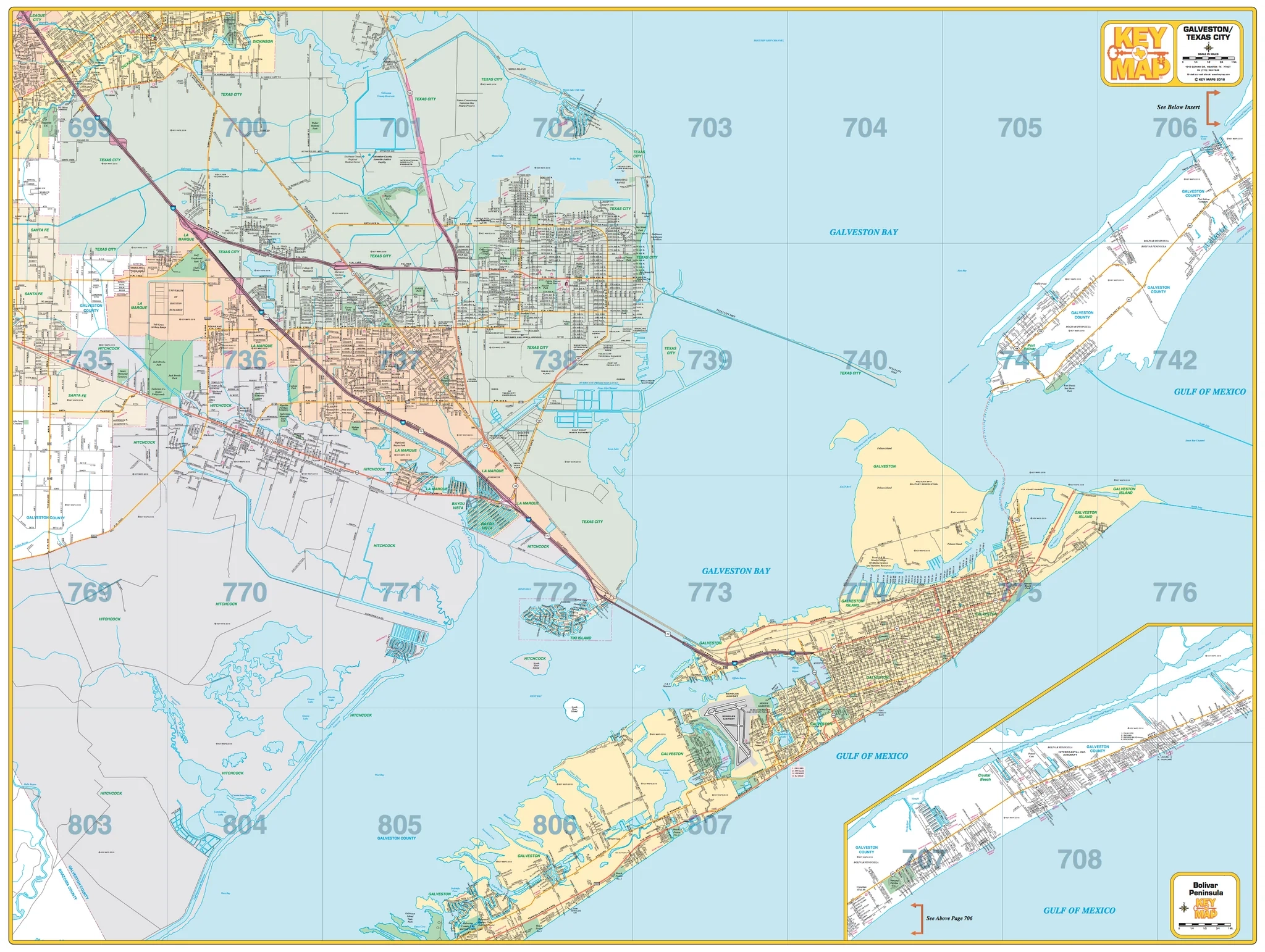 Galveston Texas City Houston Map Company Galveston Texas City Houston Map Company