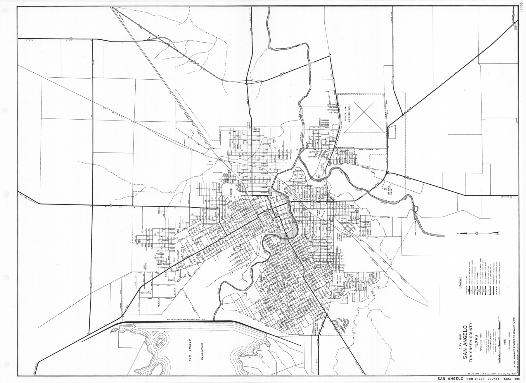 General Highway Map Detail Of Cities And Towns In Tom Green County Texas City Map San Angelo Tom Green County Texas 79679 General Highway Map Detail Of Cities And Towns In