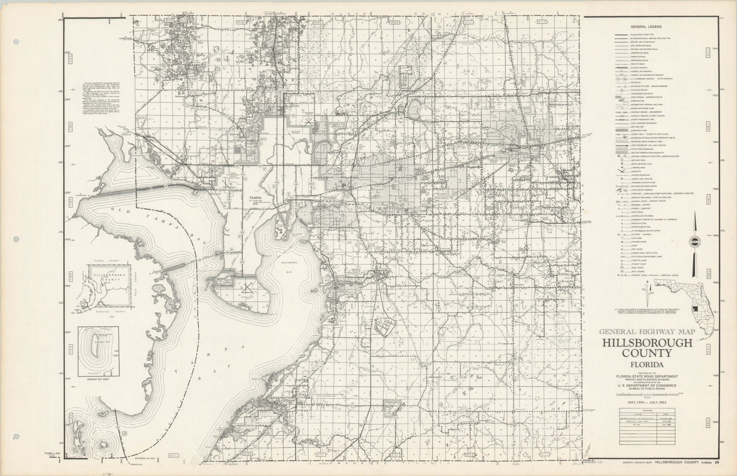 General Highway Map Hillsborough County Florida Curtis Wright Maps General Highway Map Hillsborough County Florida Curtis Wright Maps