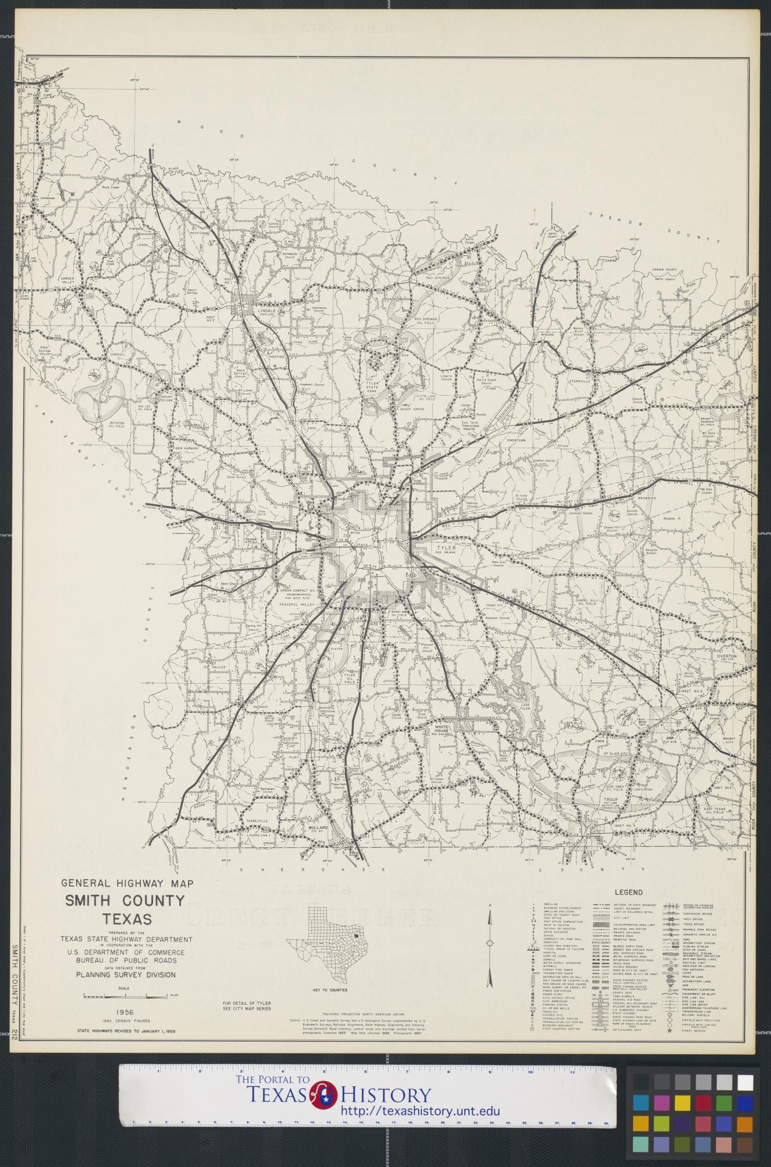map of smith county texas