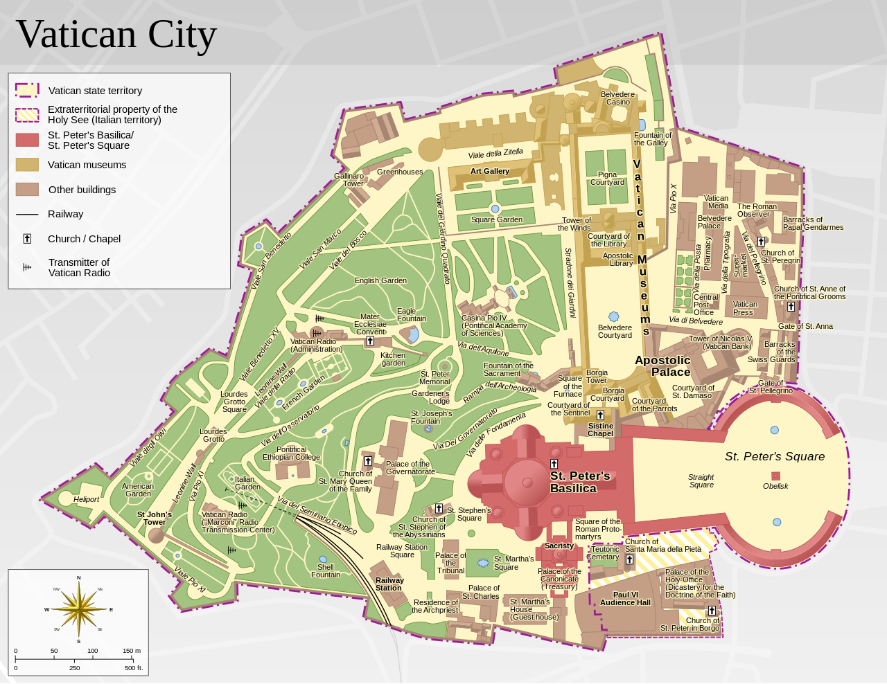 Geography Of Vatican City Wikipedia