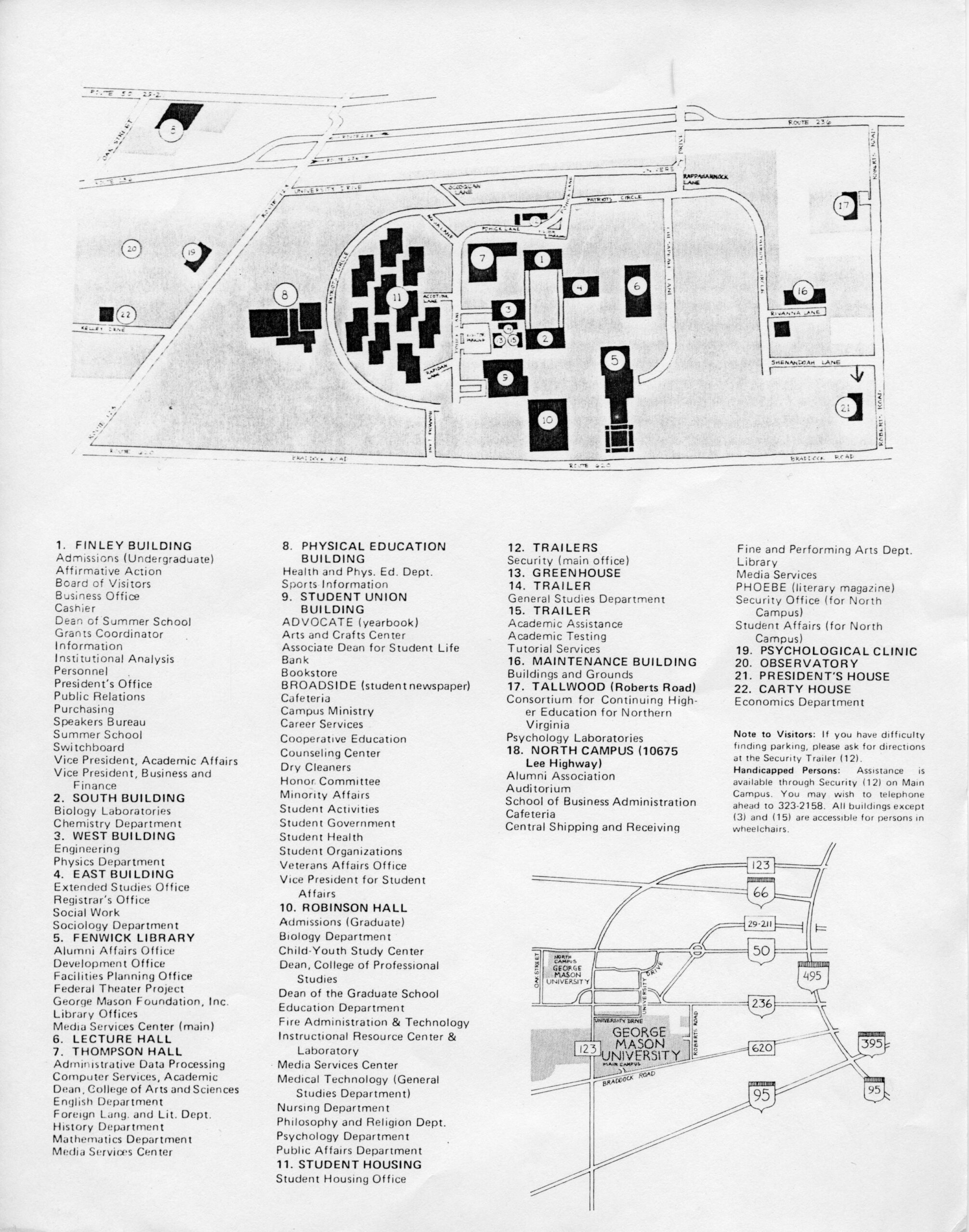 george mason university fairfax campus map