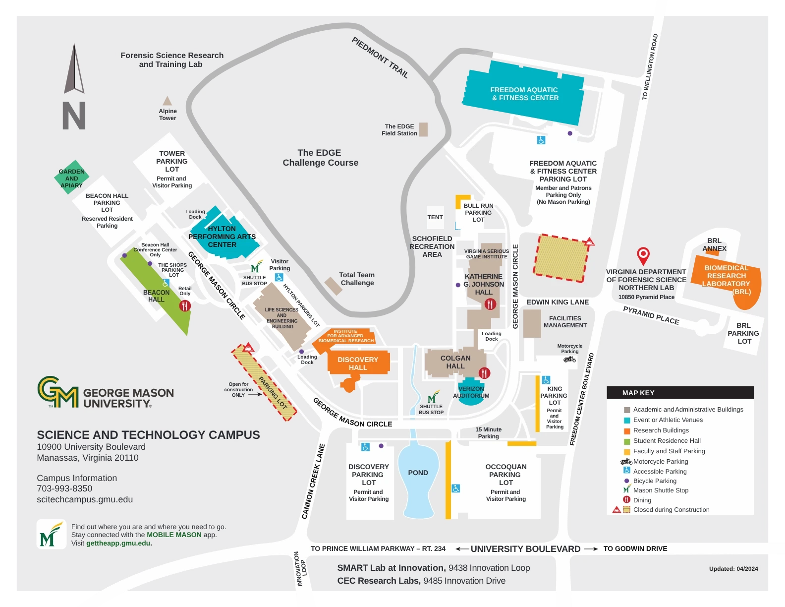 campus map george mason university