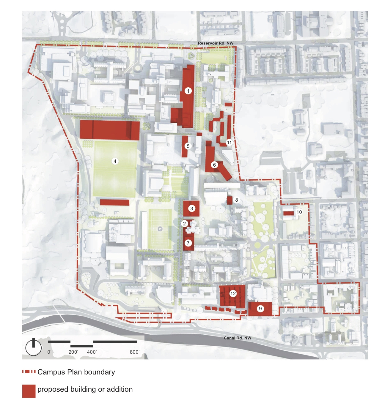 georgetown campus map