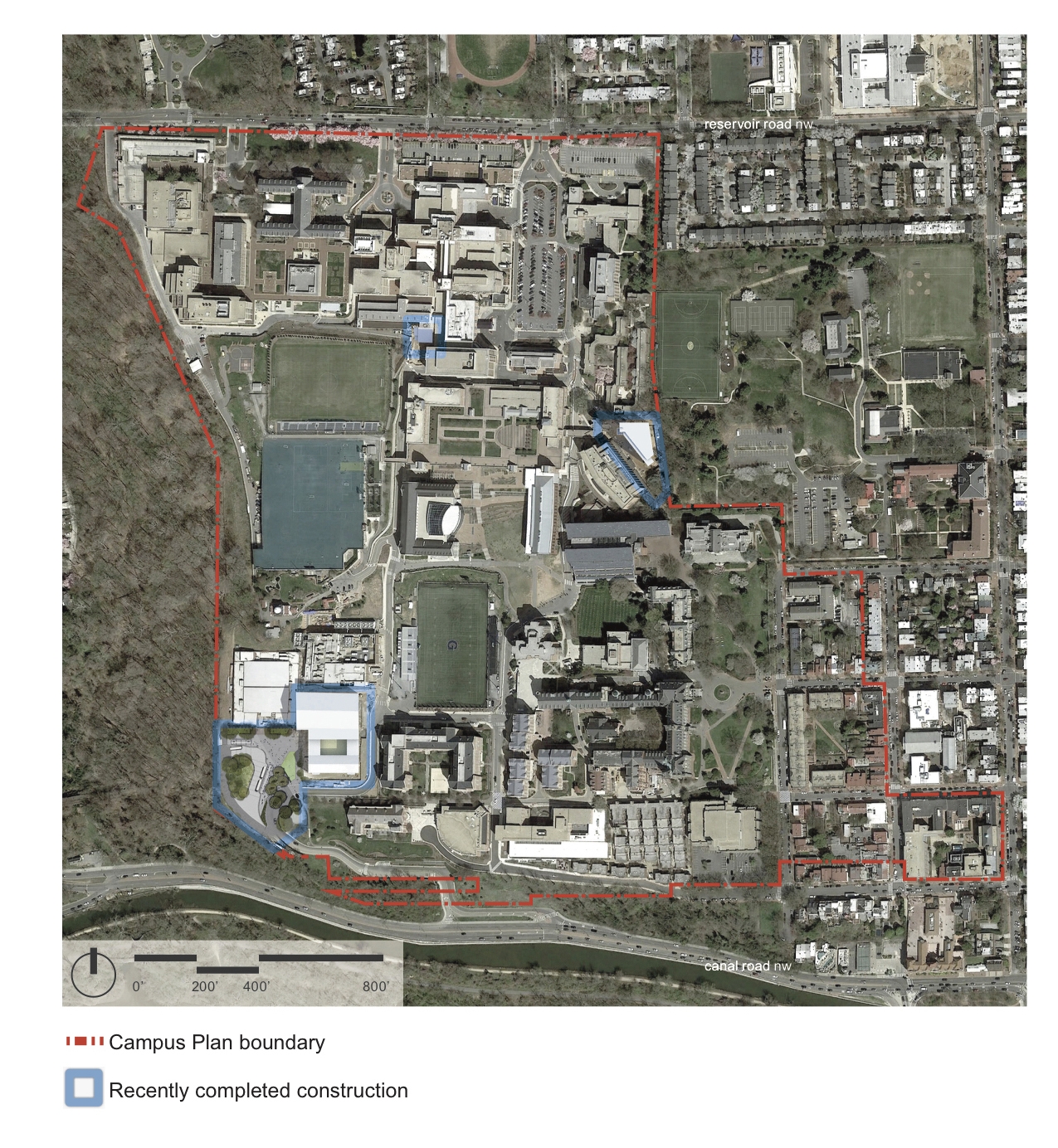 map of georgetown university campus