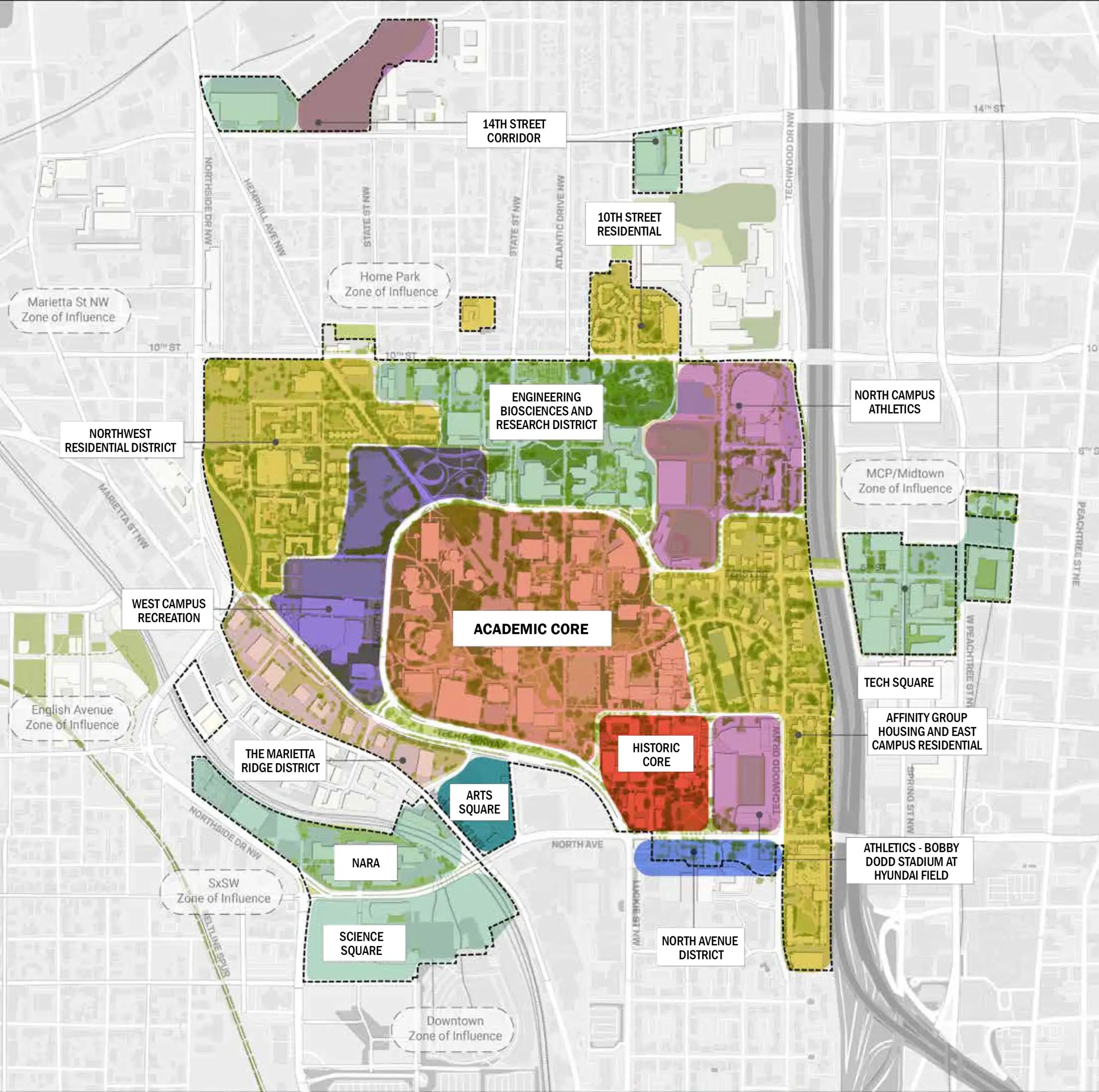 georgia tech map campus