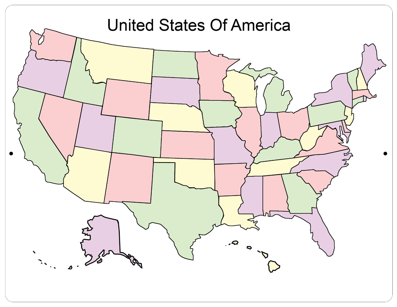 printable us map without state names