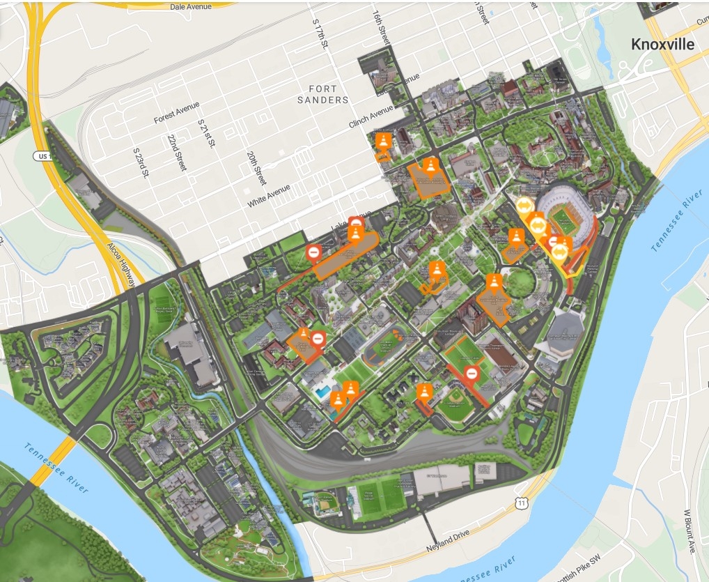 Getting Around UT Winter Break 2024 Edition Parking And Transportation The University Of Tennessee Knoxville