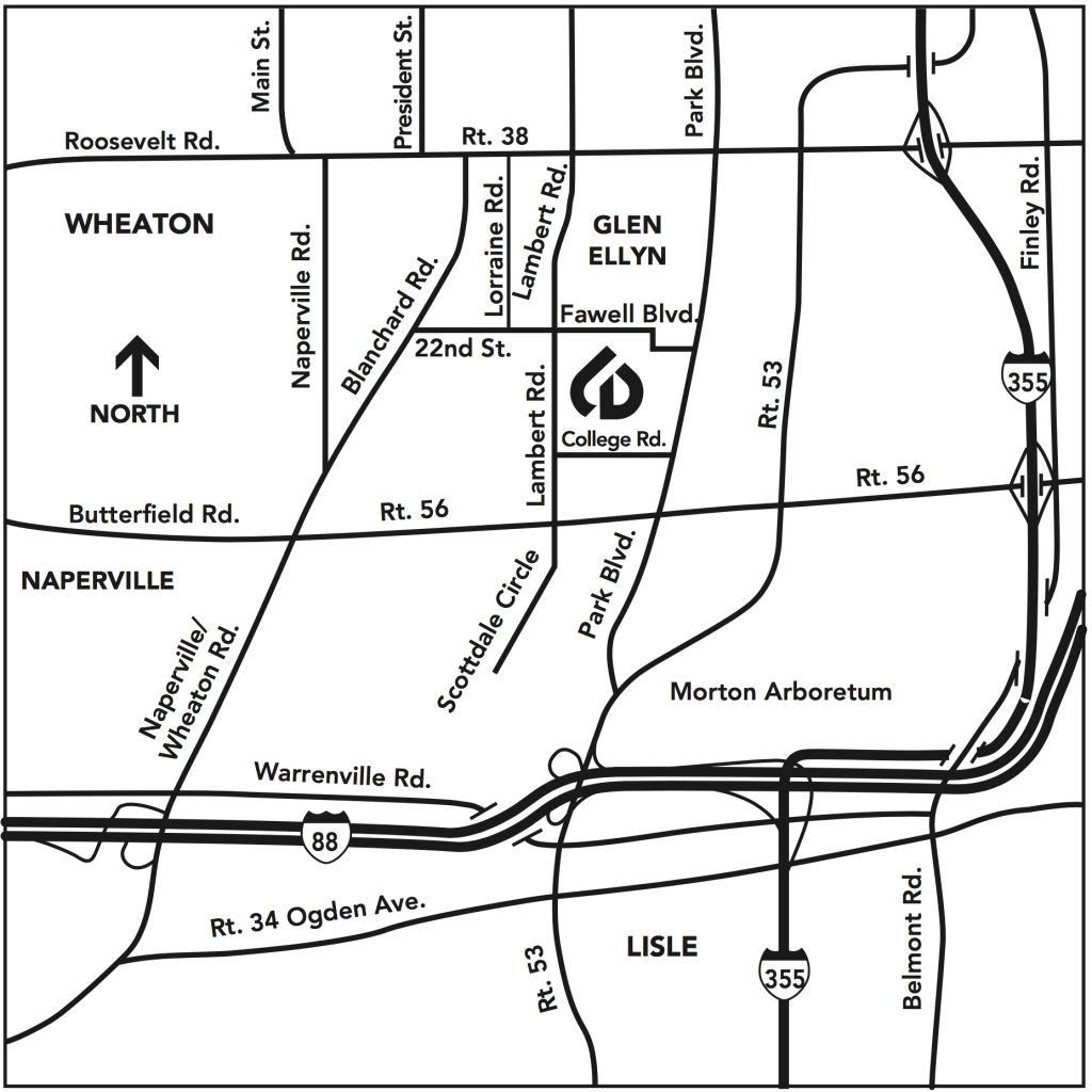 Getting To The MAC Driving Directions Maps McAninch Arts Center At College Of DuPage Glen Ellyn IL
