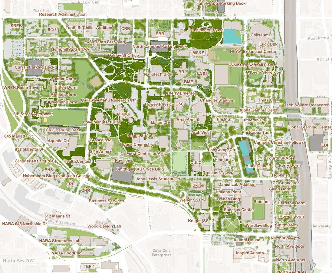 GIS And Campus Maps Infrastructure And Sustainability