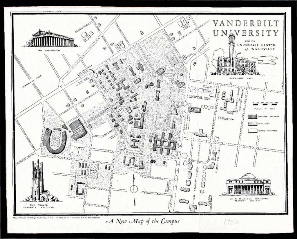 vanderbilt campus map
