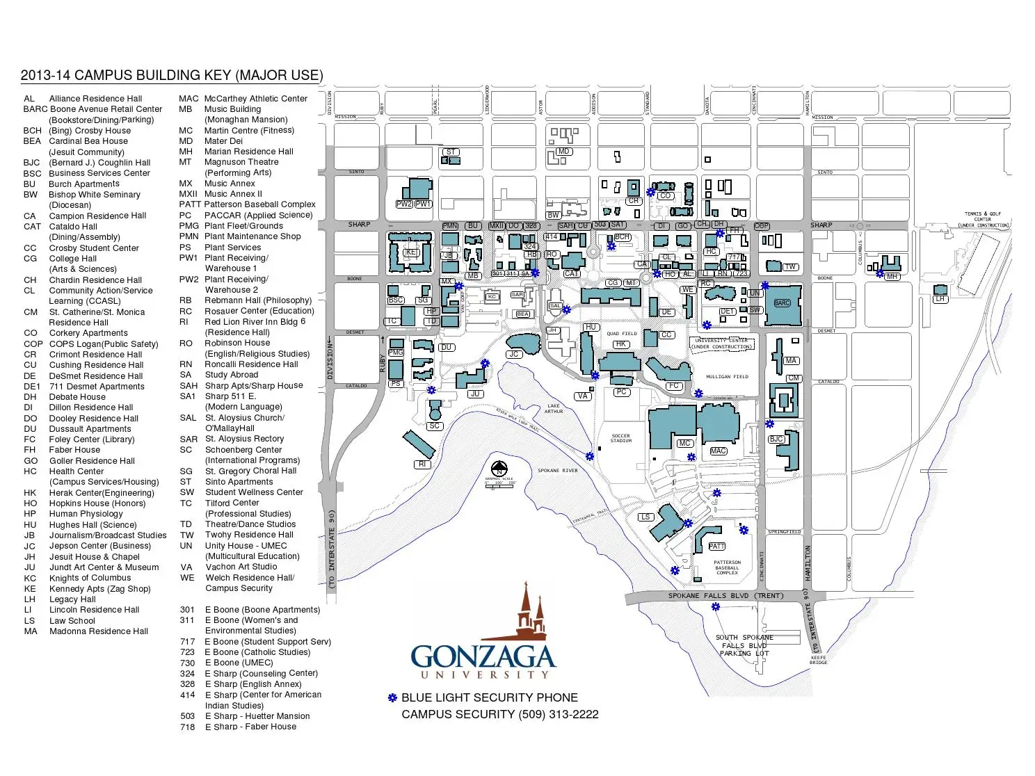 Gonzaga University Campus Map By Gonzaga University Issuu