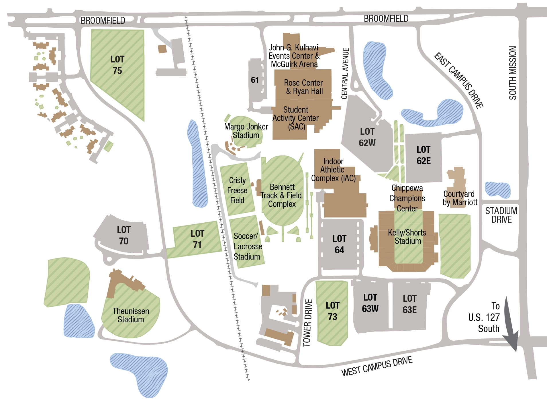 Graduation Weekend Parking Guide Central Michigan University Athletics