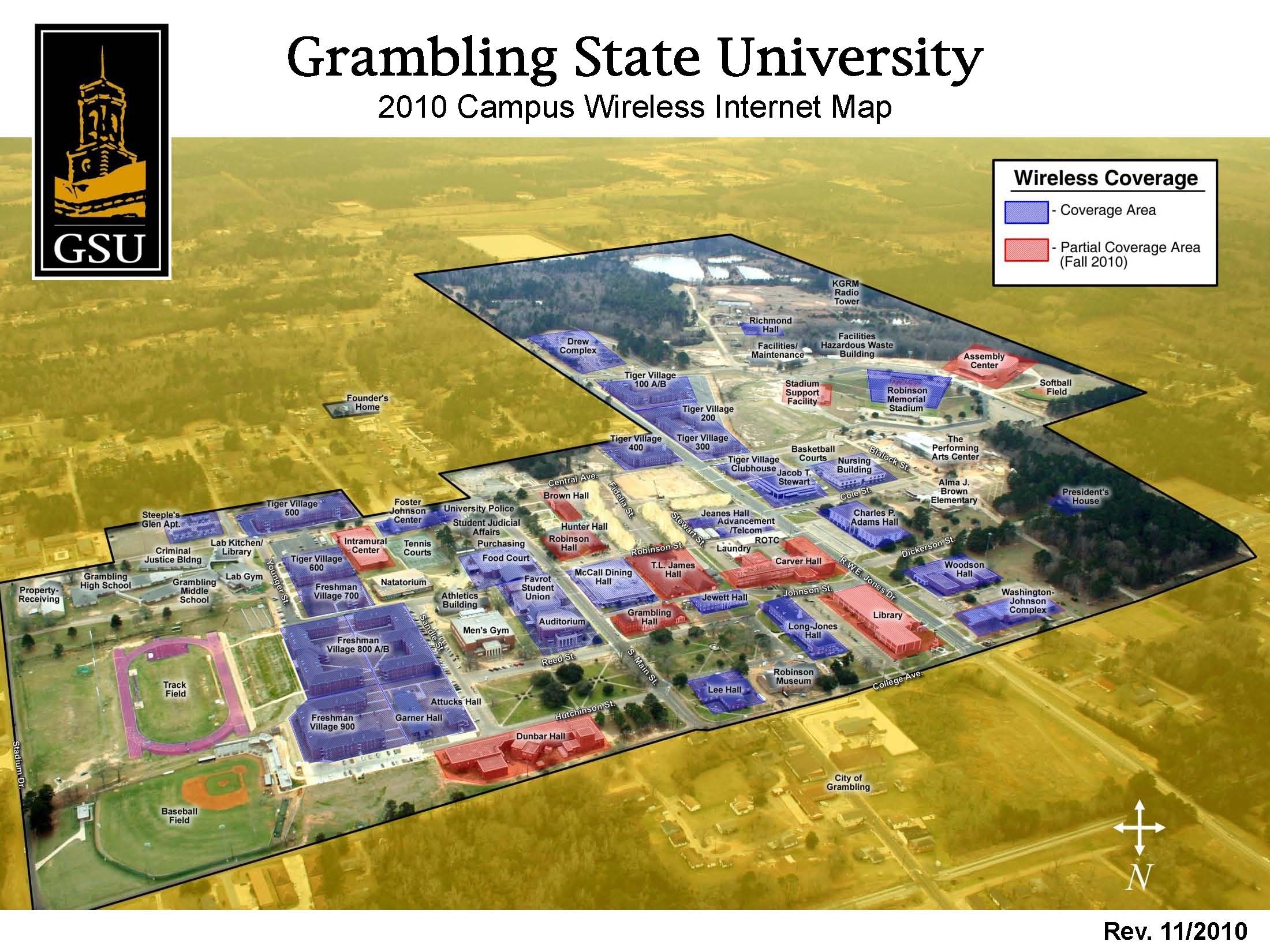 Grambling State University Maps Grambling State University Maps