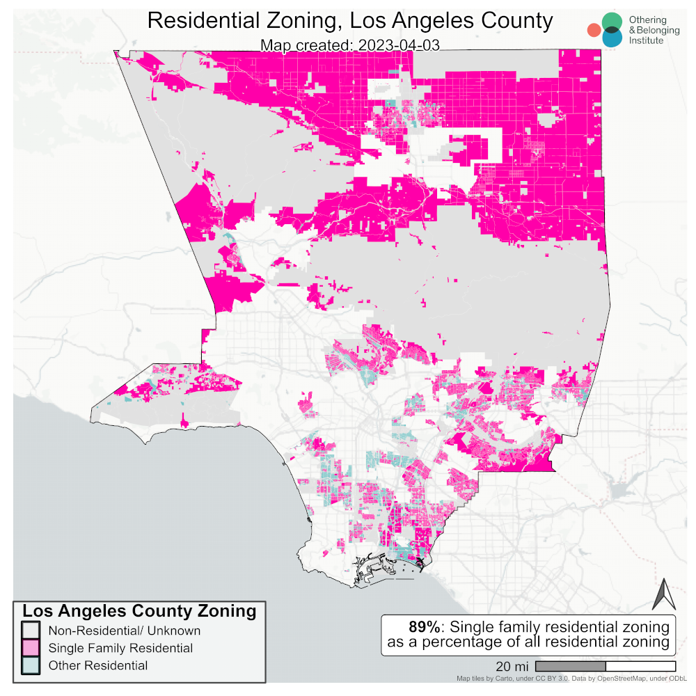 Greater LA Region Zoning Maps Othering Belonging Institute