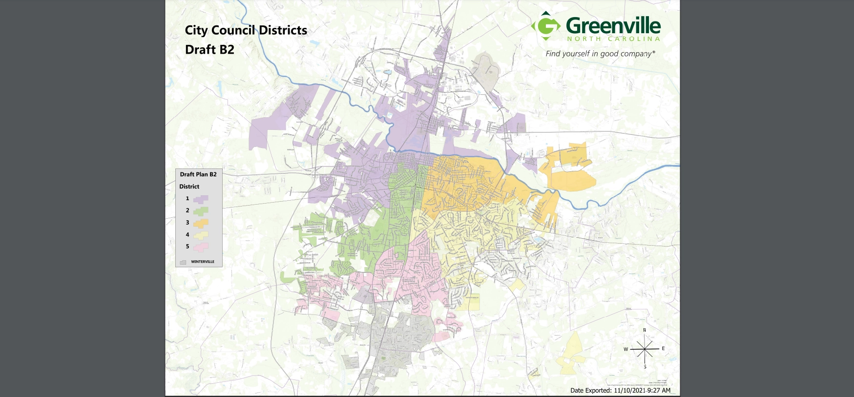greenville city map
