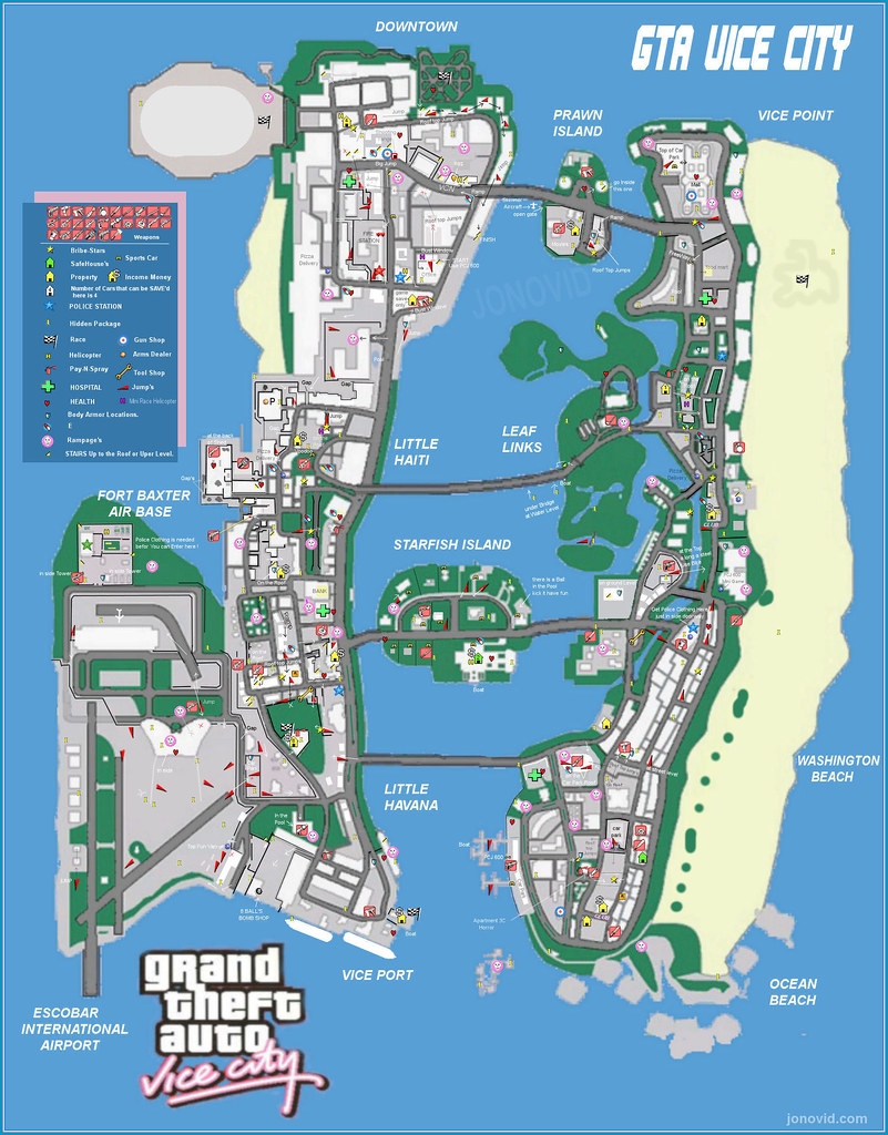 vice city game map