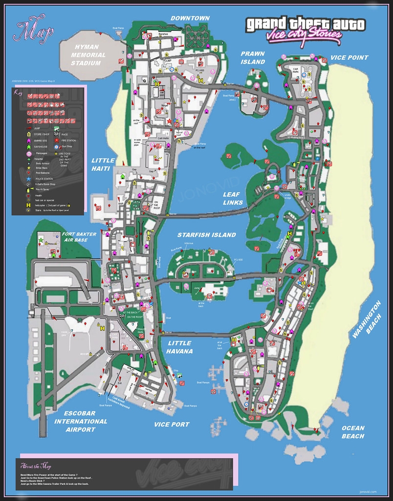 GTA Vice City Stories Game Map Grand Theft Auto Vice City Flickr GTA Vice City Stories Game Map Grand Theft Auto Vice City Flickr