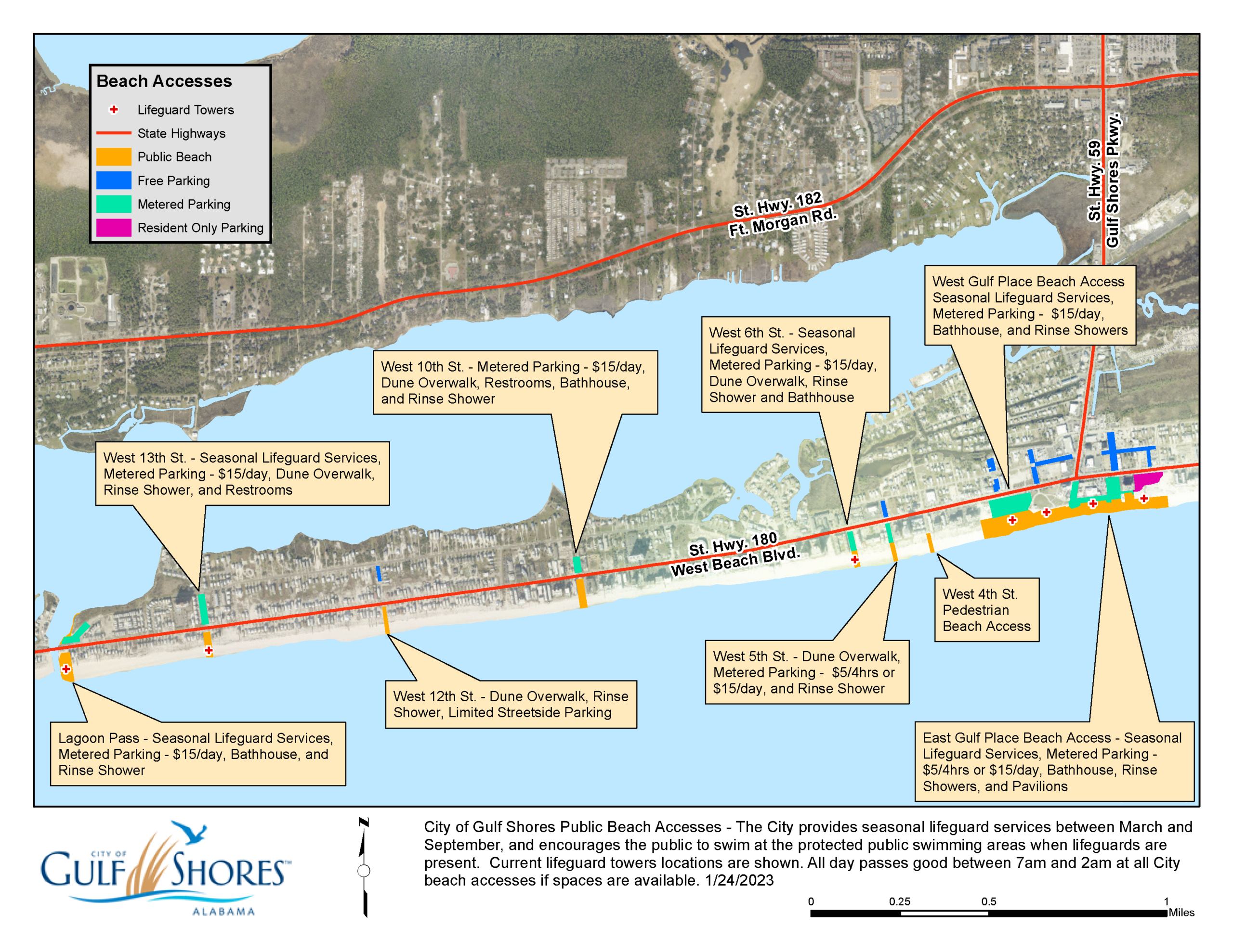Gulf Shores And Orange Beach Maps 2023