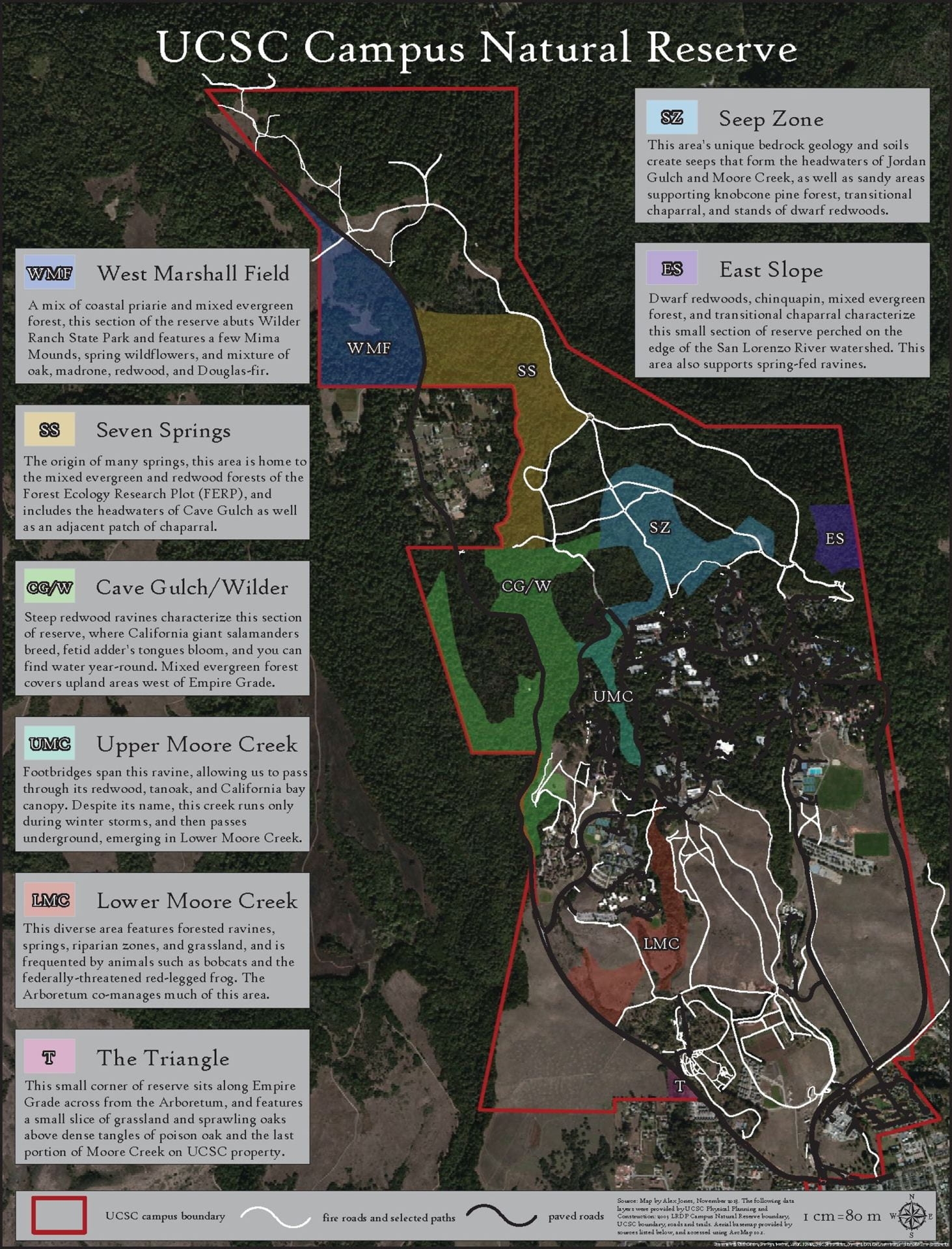 Habitats And Geography UCSC Campus Natural Reserve Habitats And Geography UCSC Campus Natural Reserve