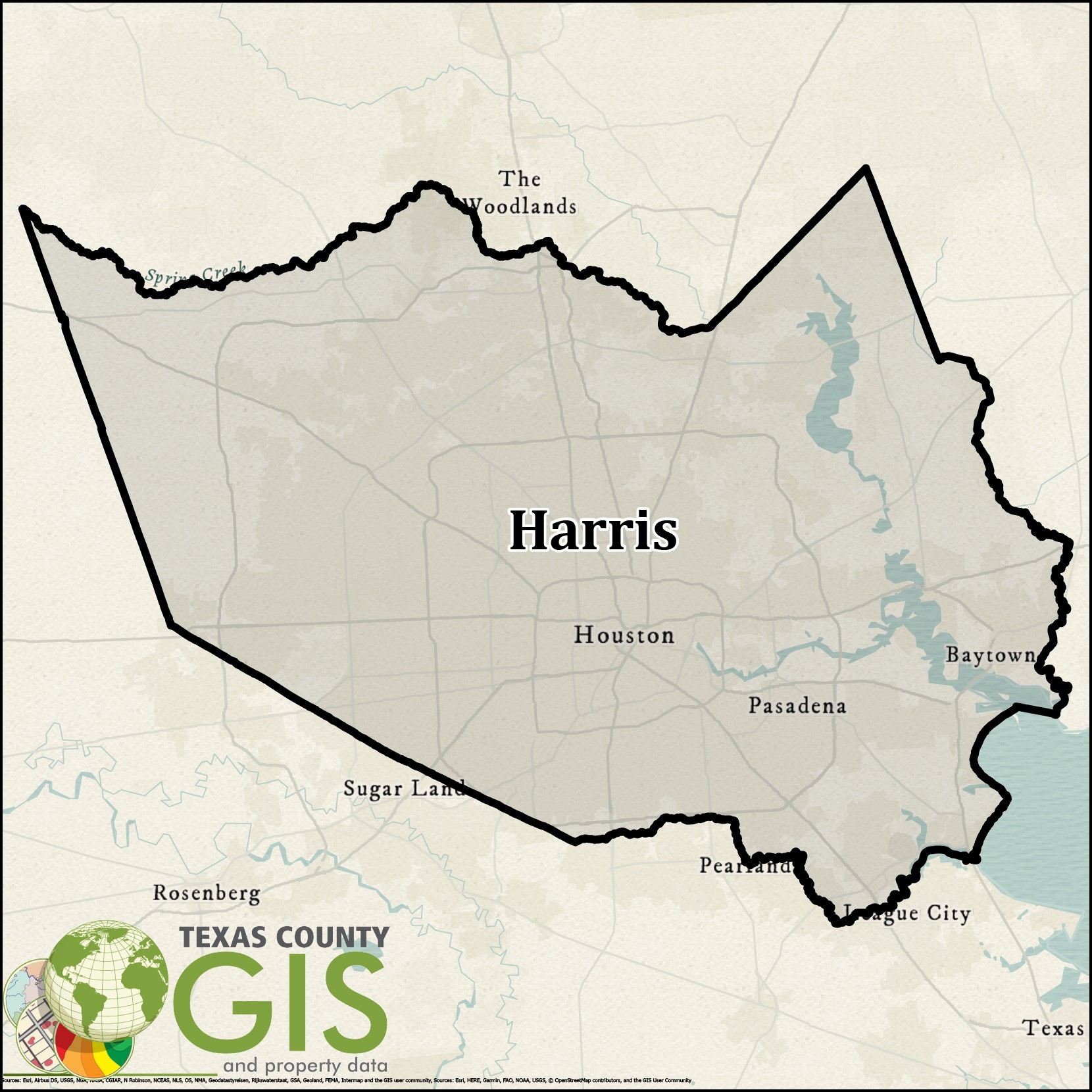 map of harris county texas map of harris county texas