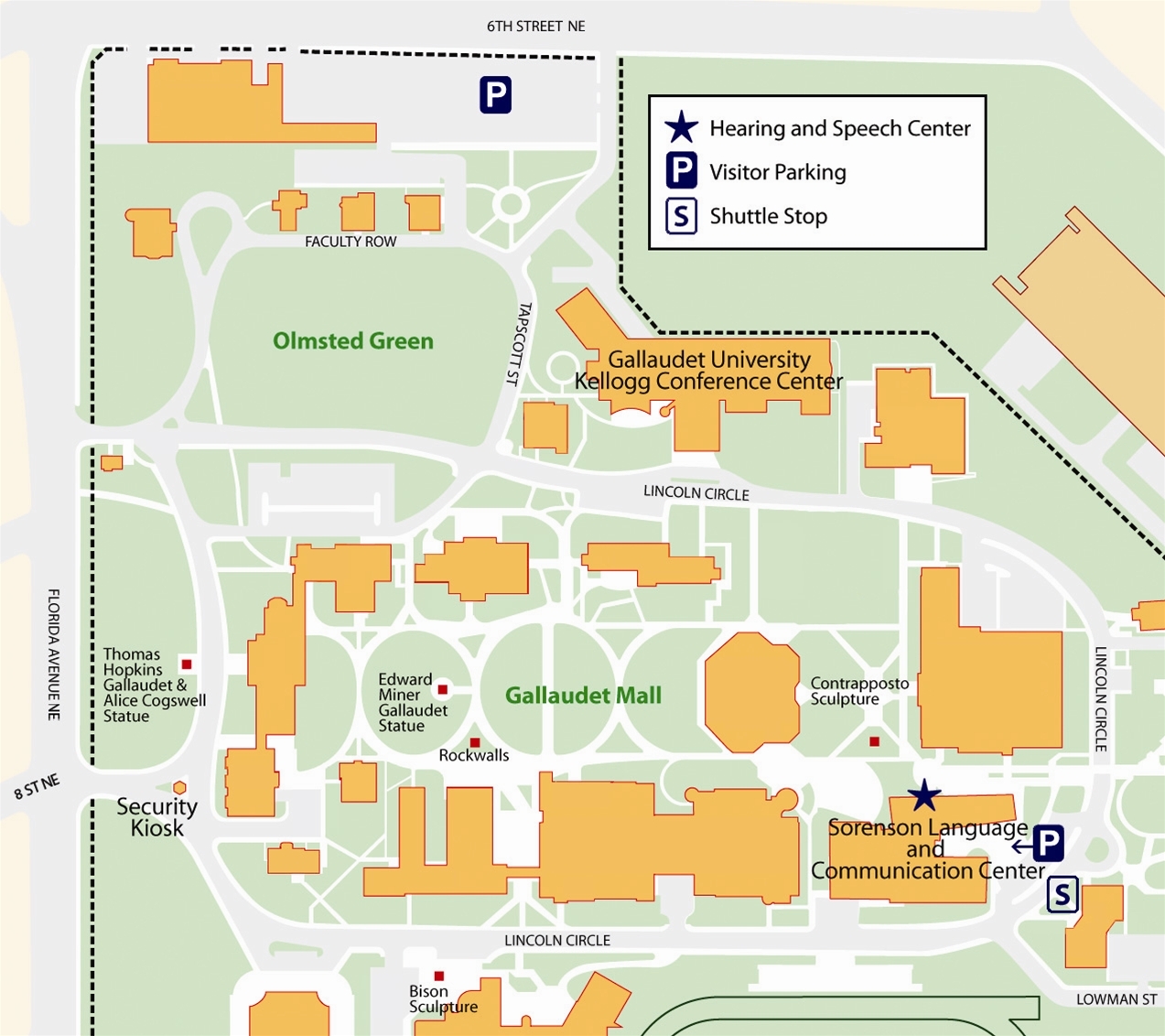Hearing And Speech Center Parking Lots Hearing And Speech Center Gallaudet University Hearing And Speech Center Parking Lots Hearing And Speech Center Gallaudet University
