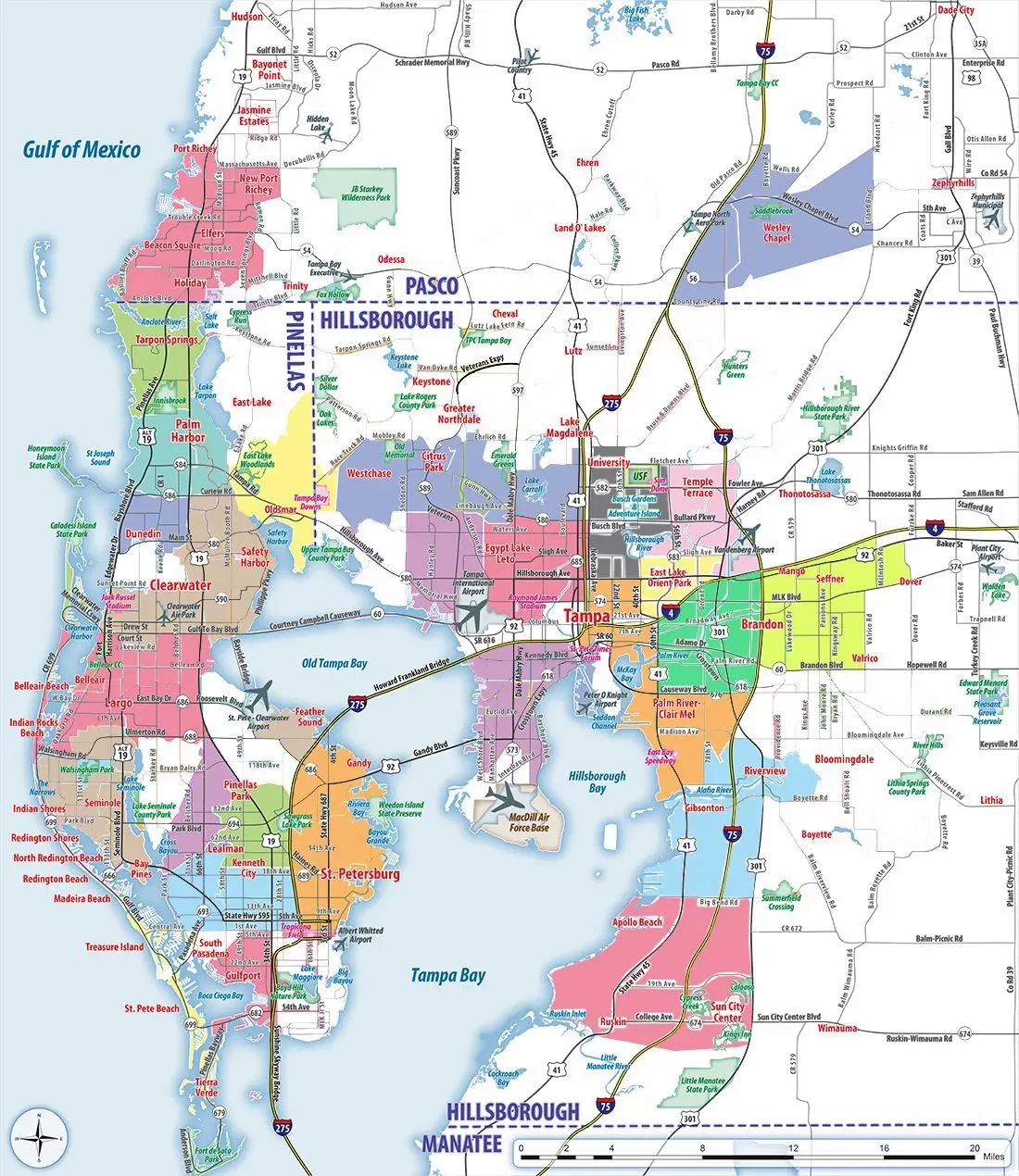 hillsborough county zip code map