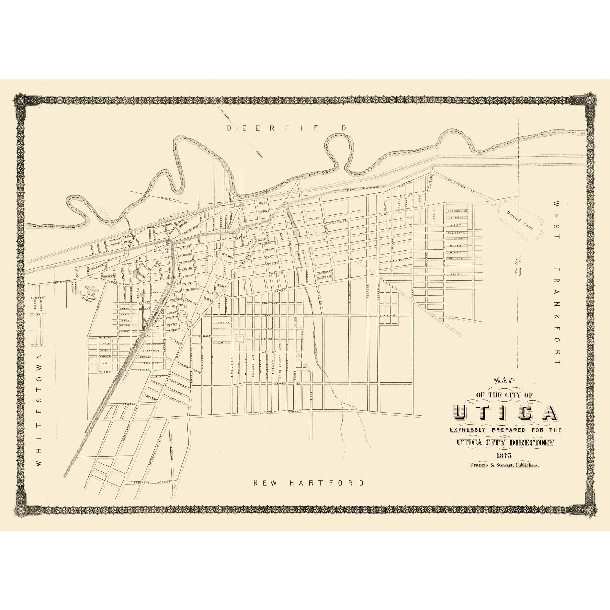 utica city map