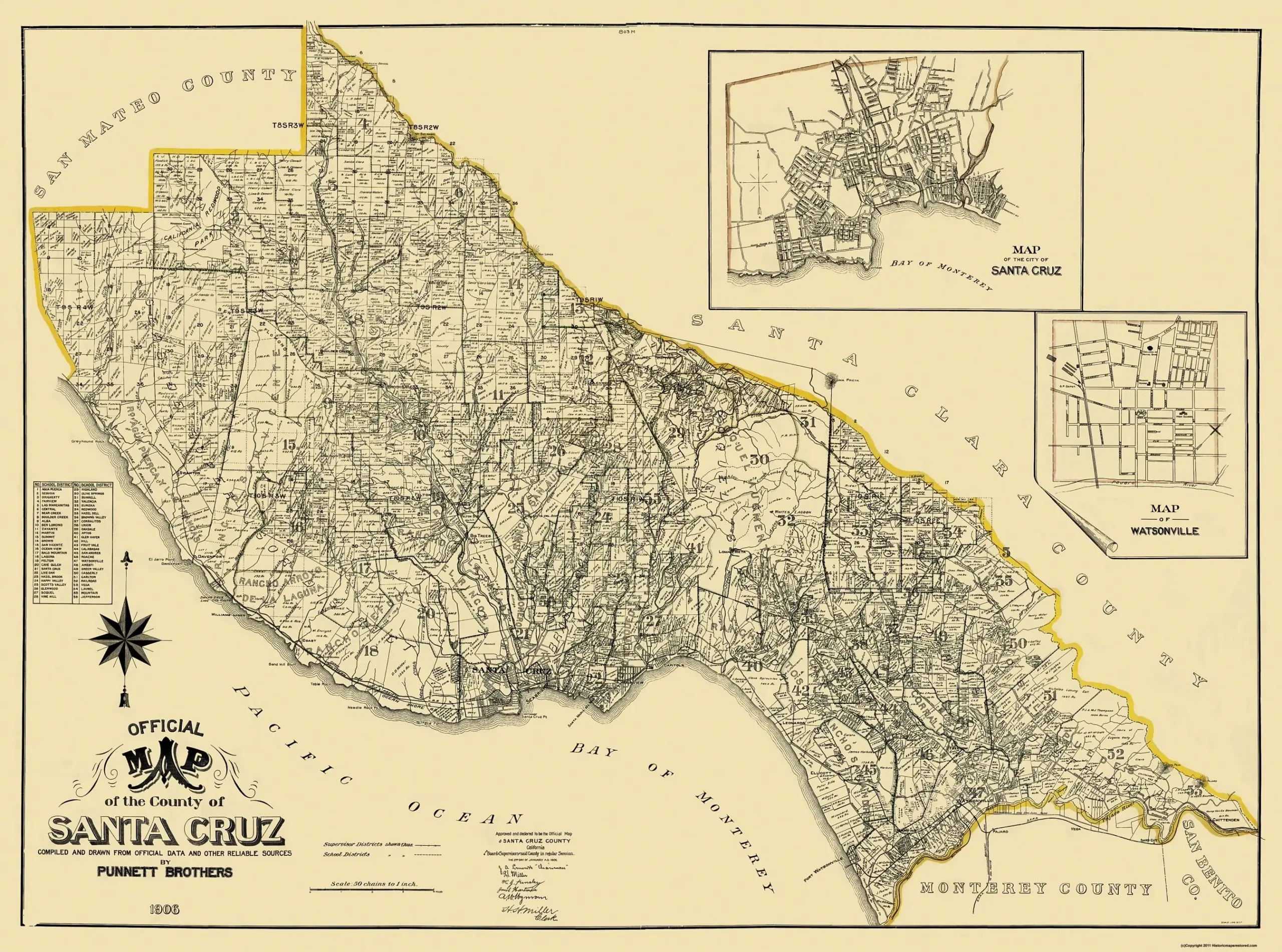 map of santa cruz county ca map of santa cruz county ca