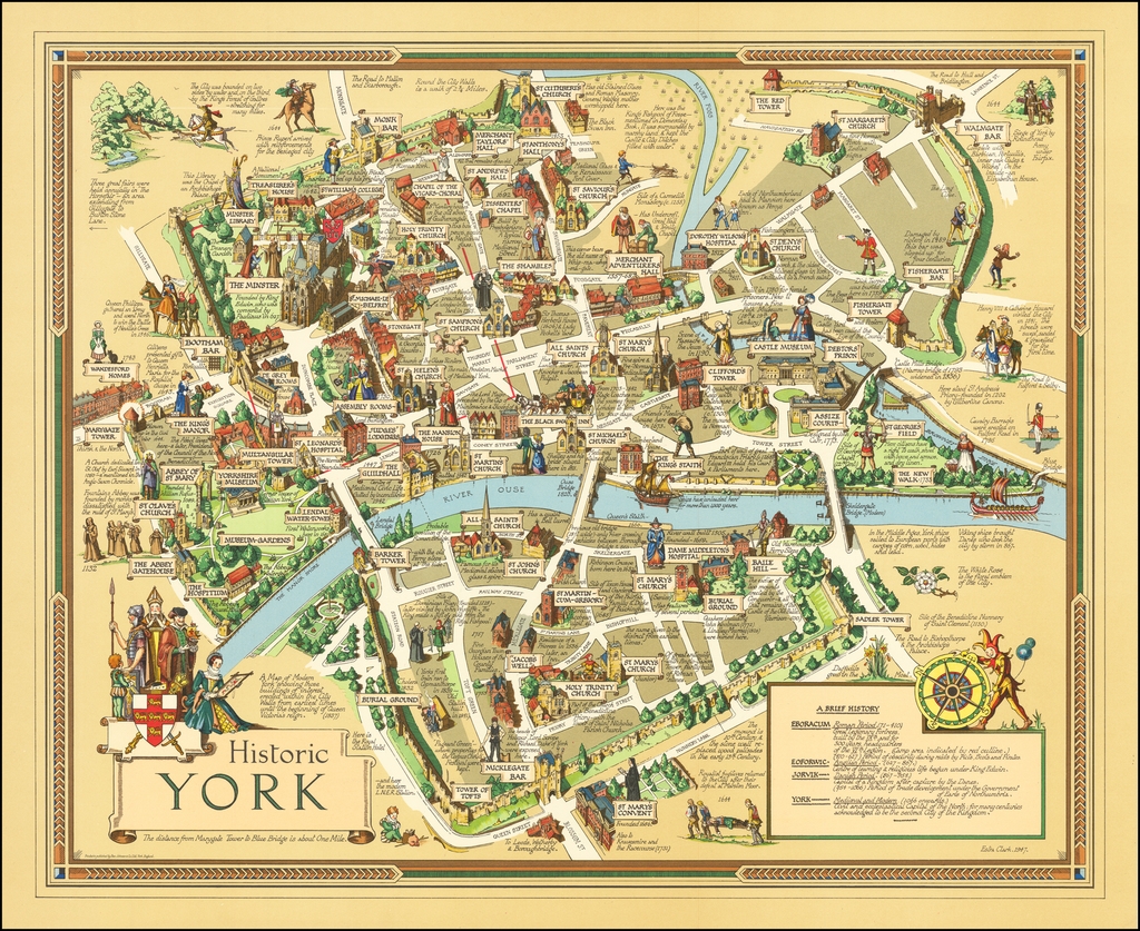 Historic York RUDERMAN Maps