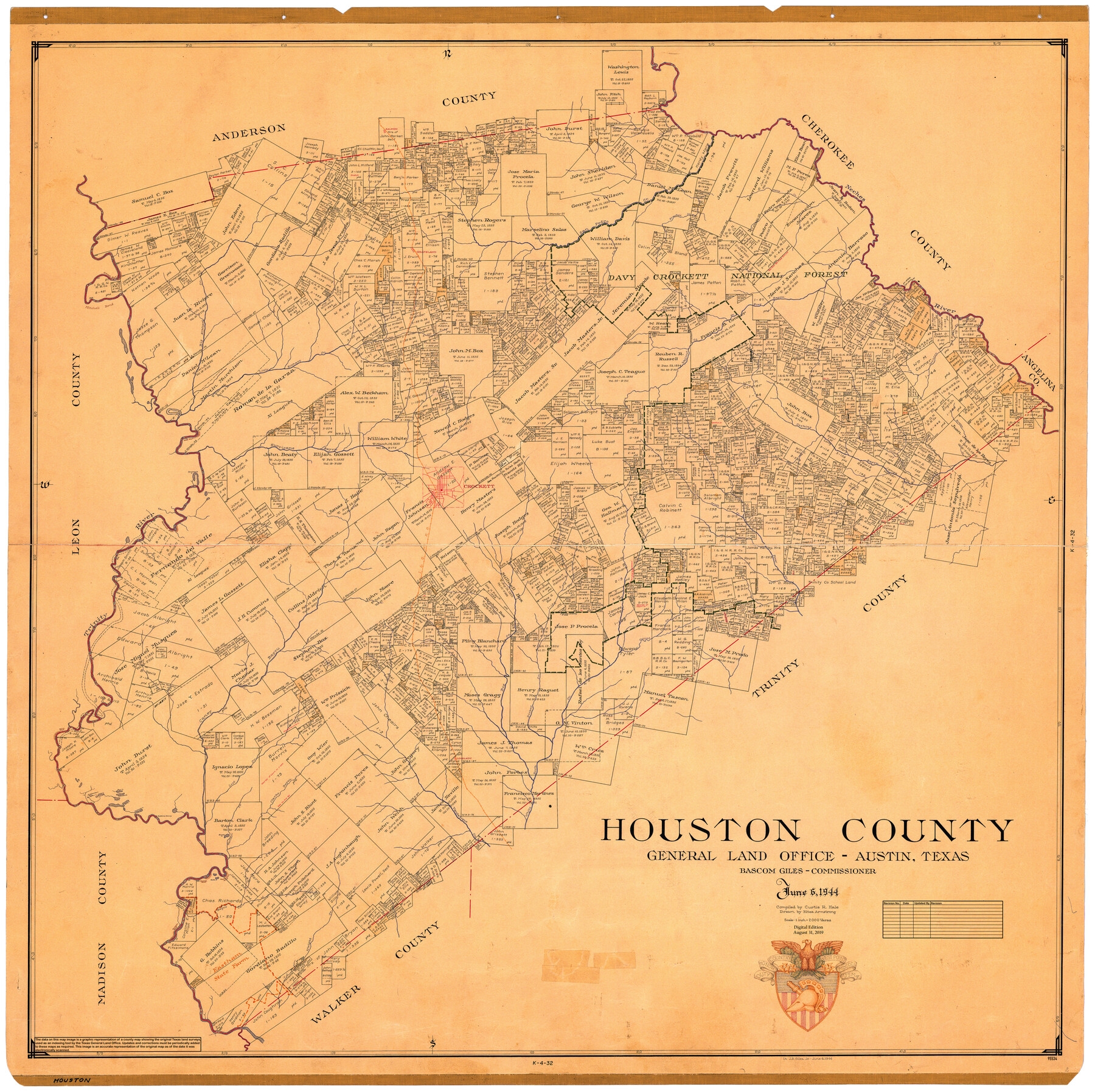 Houston County 95534 Houston County General Map Collection 95534 Houston County General Map Collection Search Results Search Texas GLO