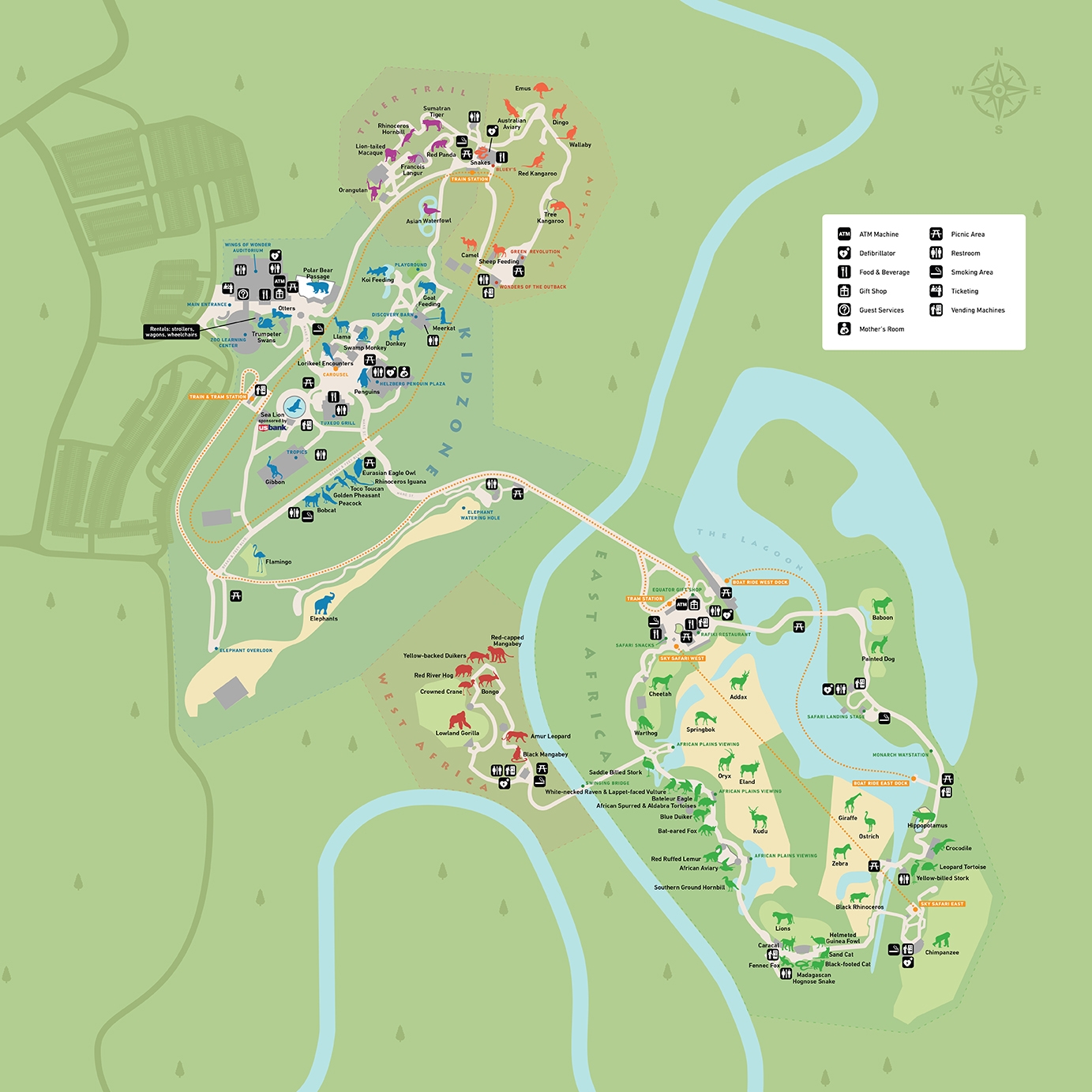Improving The User Experience Of The Kansas City Zoo Map Kansas City Web Design