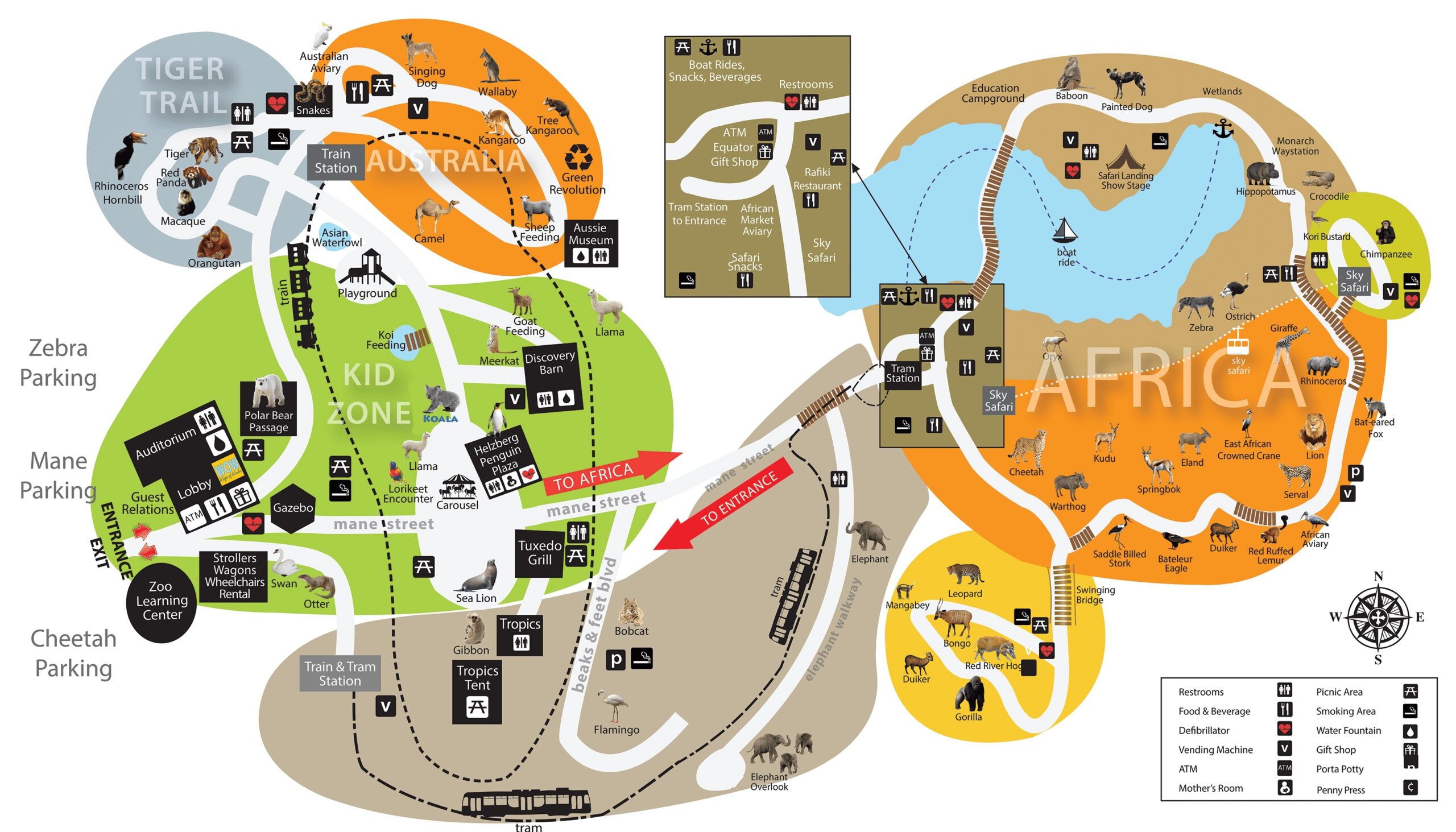 Improving The User Experience Of The Kansas City Zoo Map Kansas City Web Design