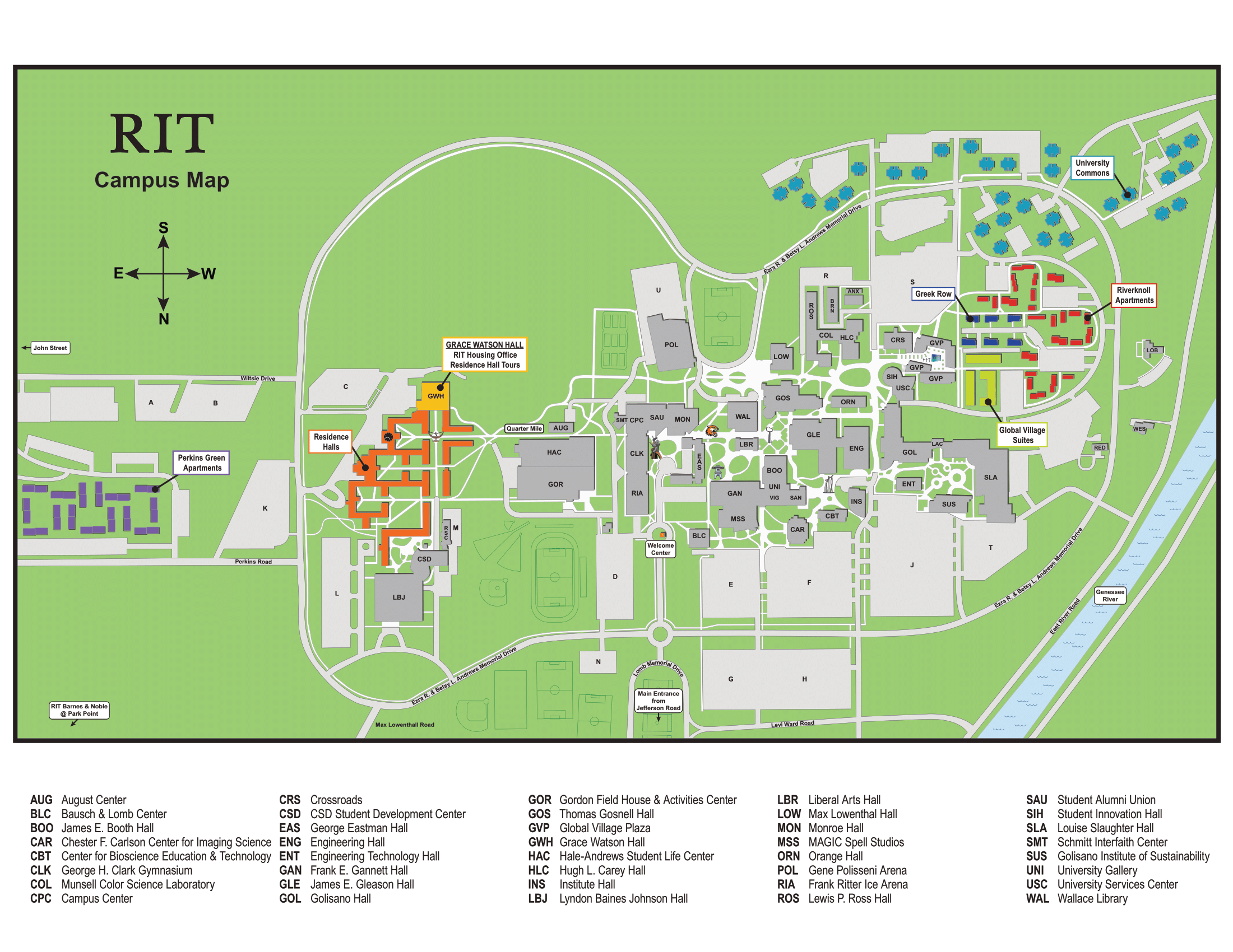 rit campus map rit campus map