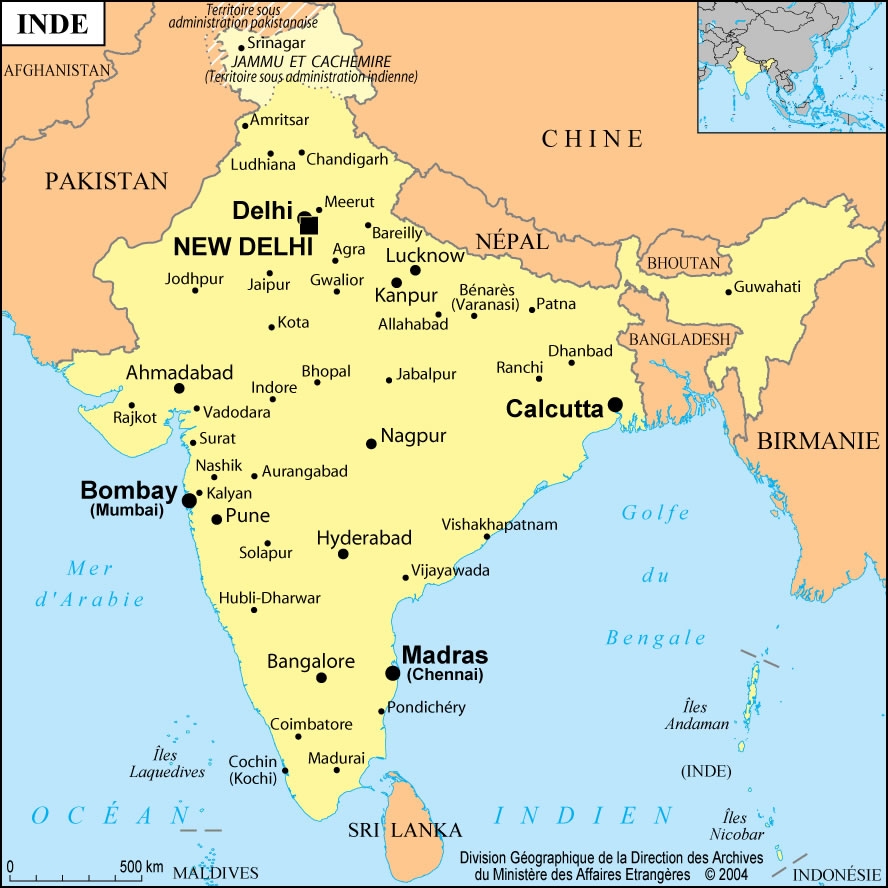 India City Scale Map Maps Of India India City Scale Map Maps Of India