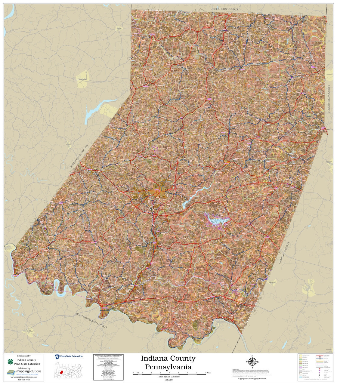 indiana county gis map