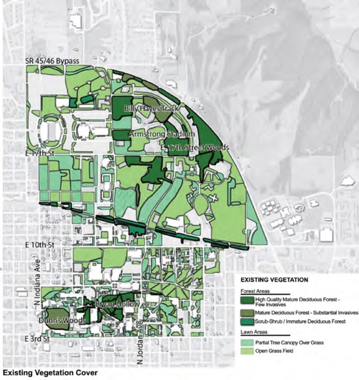 indiana university of pennsylvania campus map