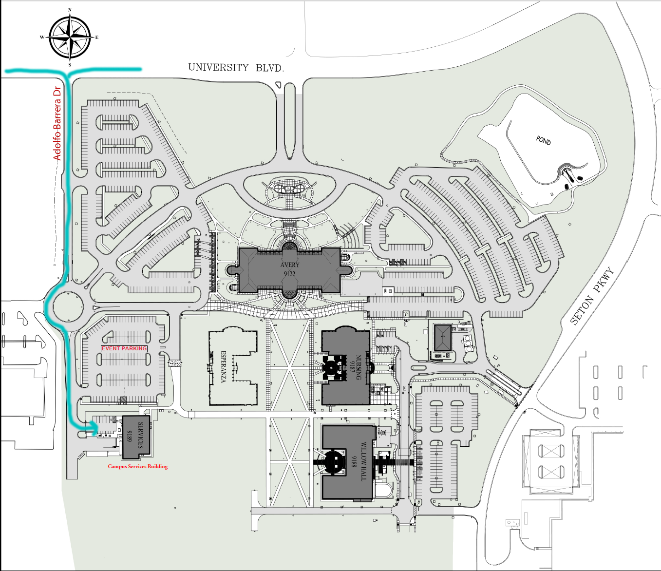 Ingress Management Directions Round Rock Campus Facilities Texas State University