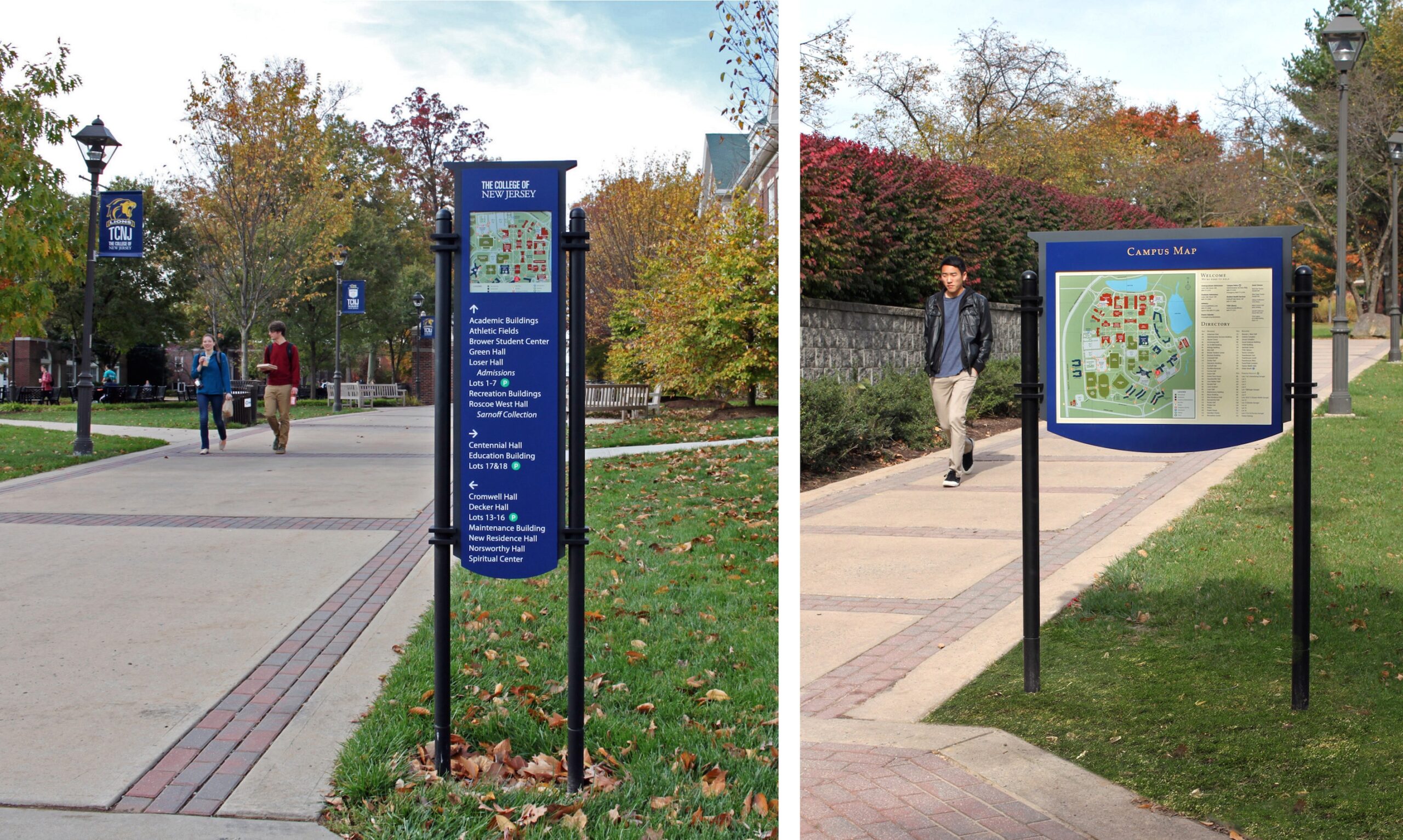Installation Updates For TCNJ s Sign System Cloud Gehshan Installation Updates For TCNJ s Sign System Cloud Gehshan