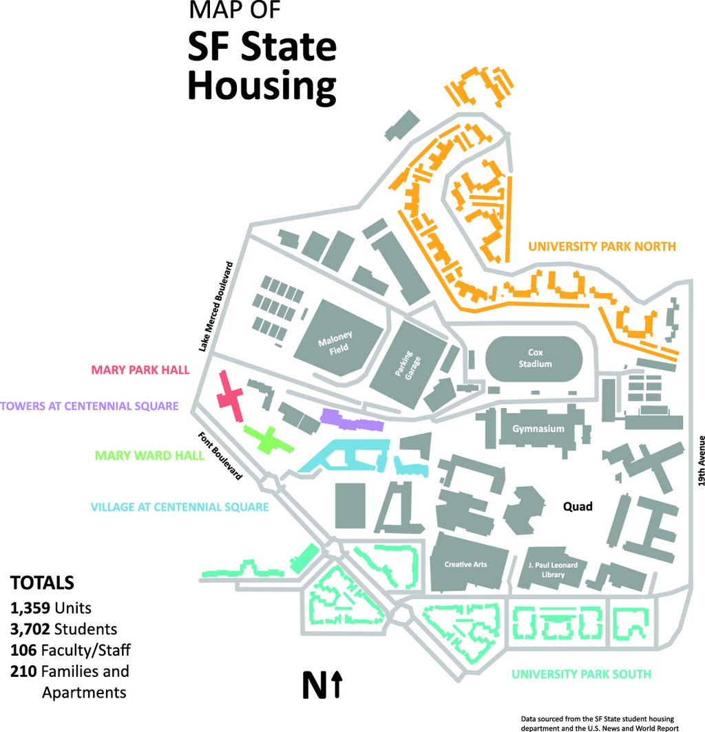 sfsu campus map sfsu campus map