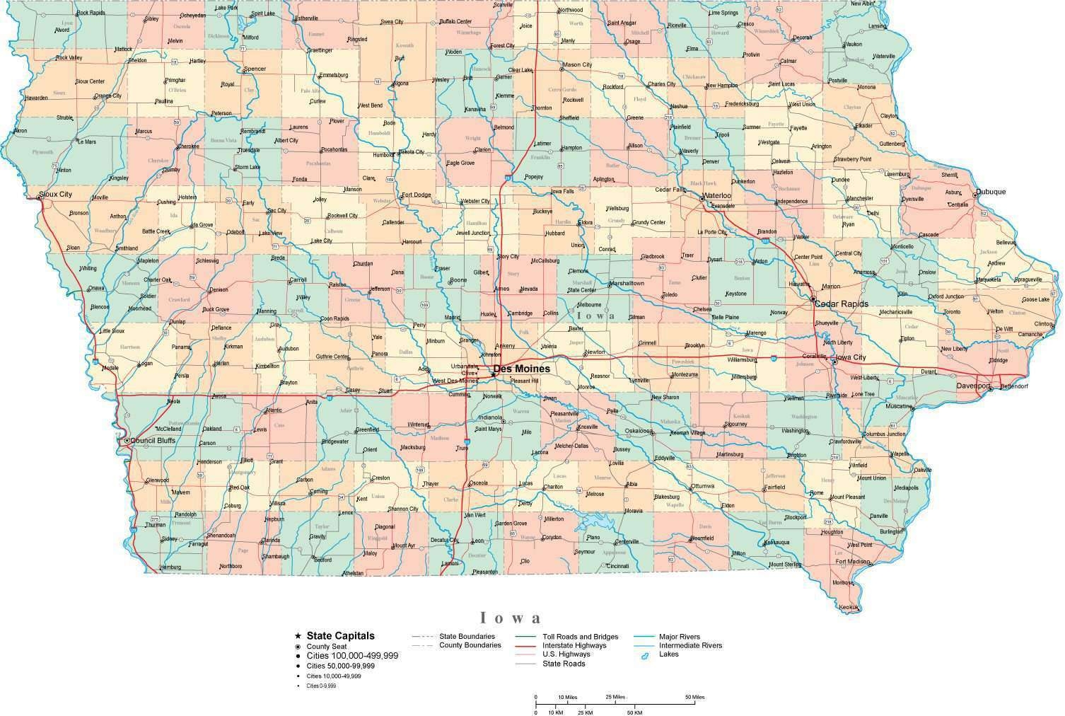 county map iowa with cities county map iowa with cities